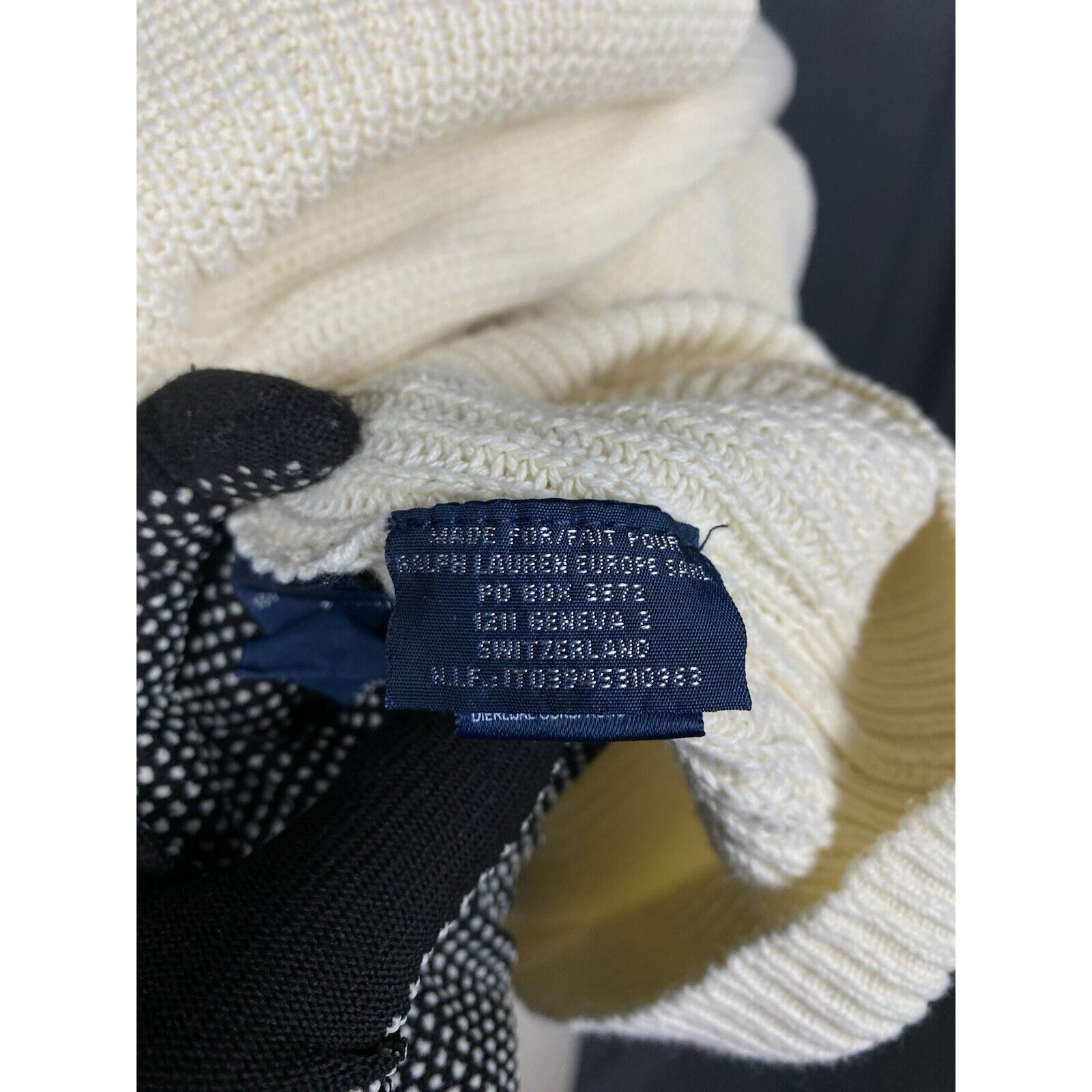 Polo Ralph Lauren Polo Ralph Lauren VTG Men's Beige Heavy Knitted Sweater Size Size US L / EU 52-54 / 3 - 12 Thumbnail