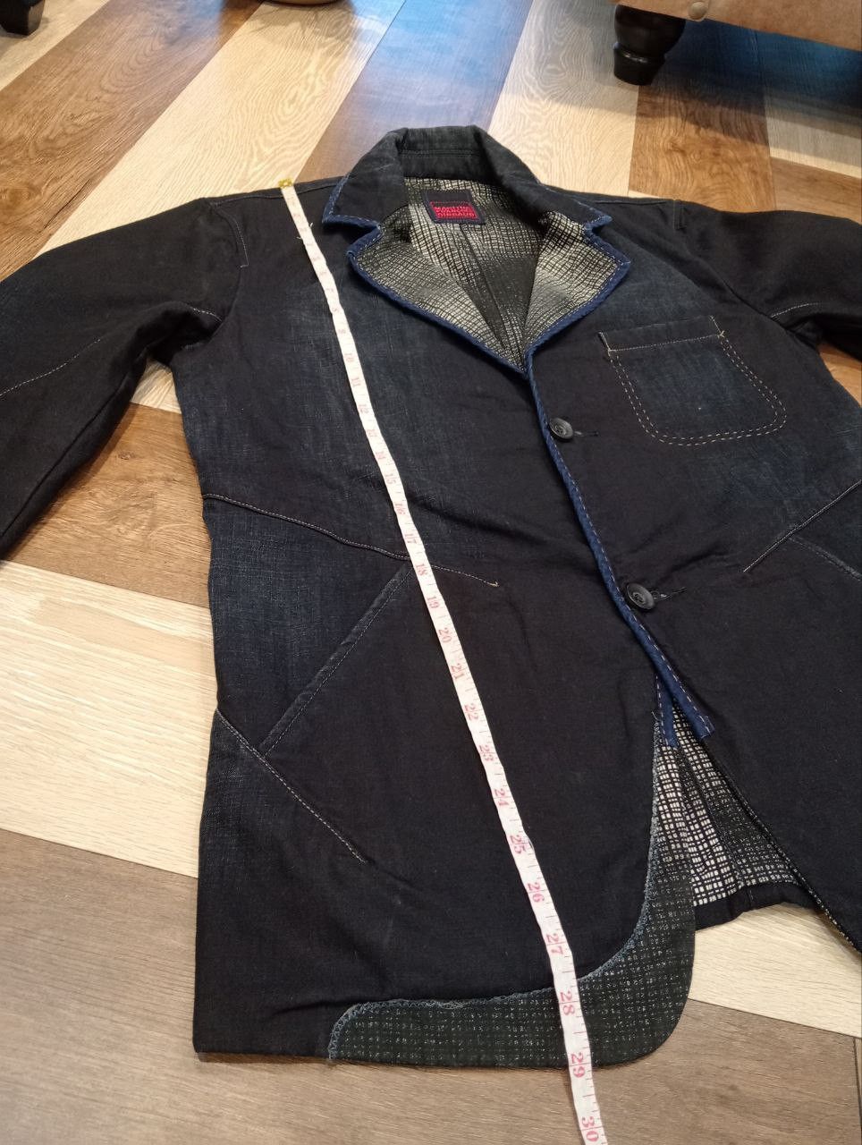 Marithe + Francois Girbaud MARITHE FRANCOIS GIRBAUD JAPAN DENIM INDIGO TAILORED JACKET Size US M / EU 48-50 / 2 - 18 Thumbnail