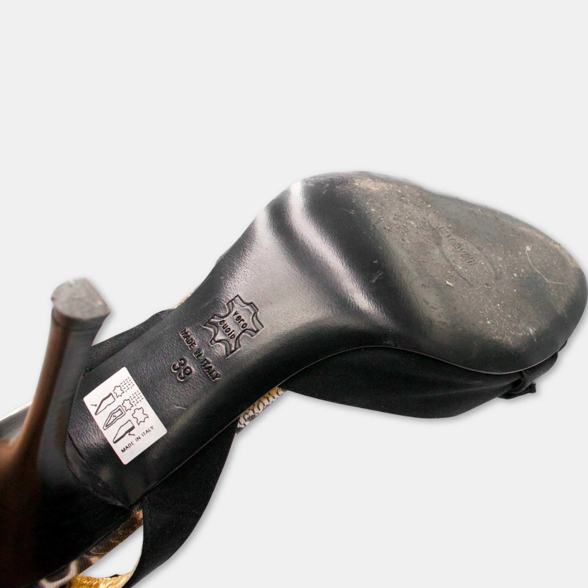 Just Cavalli Just Cavalli Text Heels Size US 9 / IT 39 - 6 Thumbnail