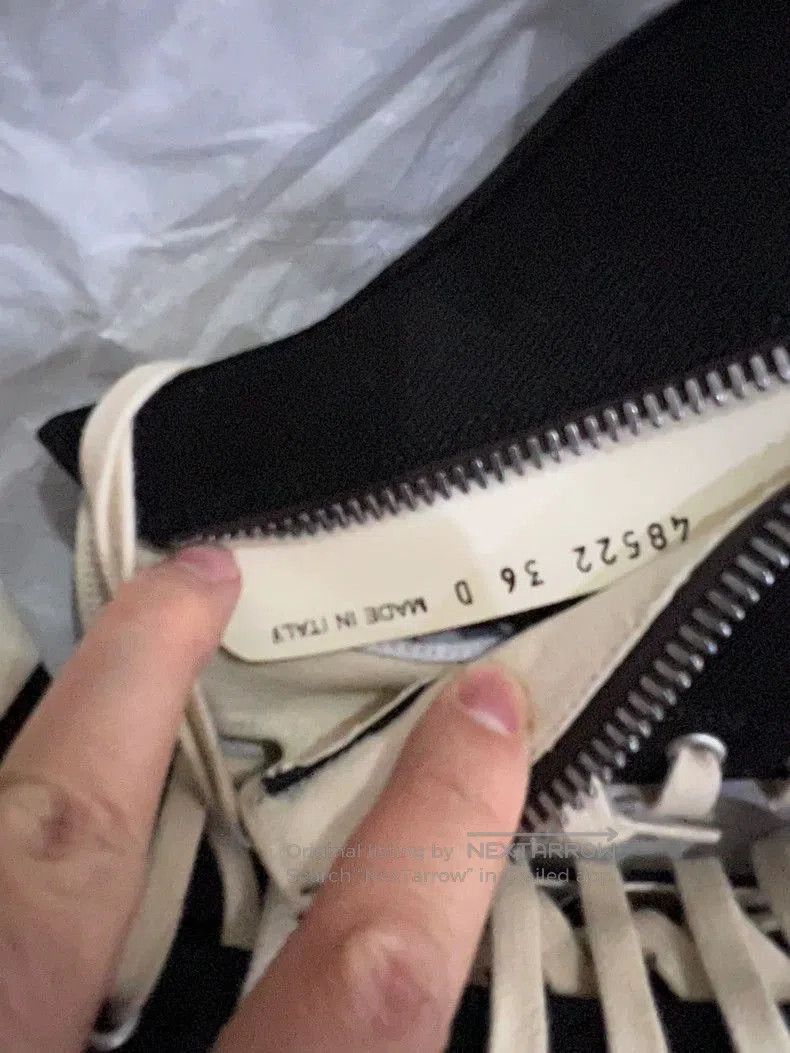 Rick Owens Rick Owens Canvas High Top Sneakers- Size US 10 / EU 43 - 3 Thumbnail