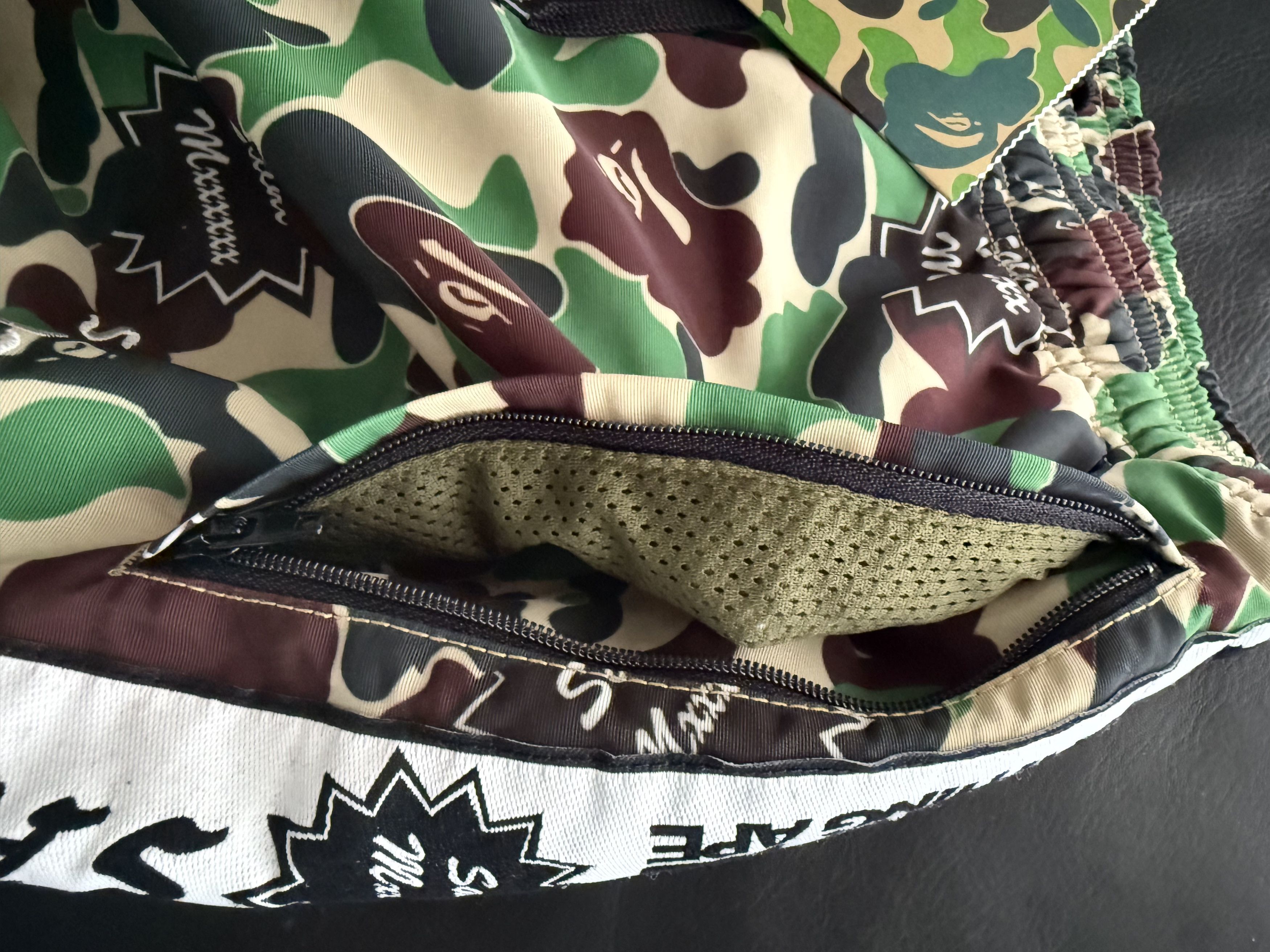 Bape × Saint Michael A BATHING APEx SAINT Mxxxxxx STAPE Track Pants Camo Size US 31 - 10 Thumbnail