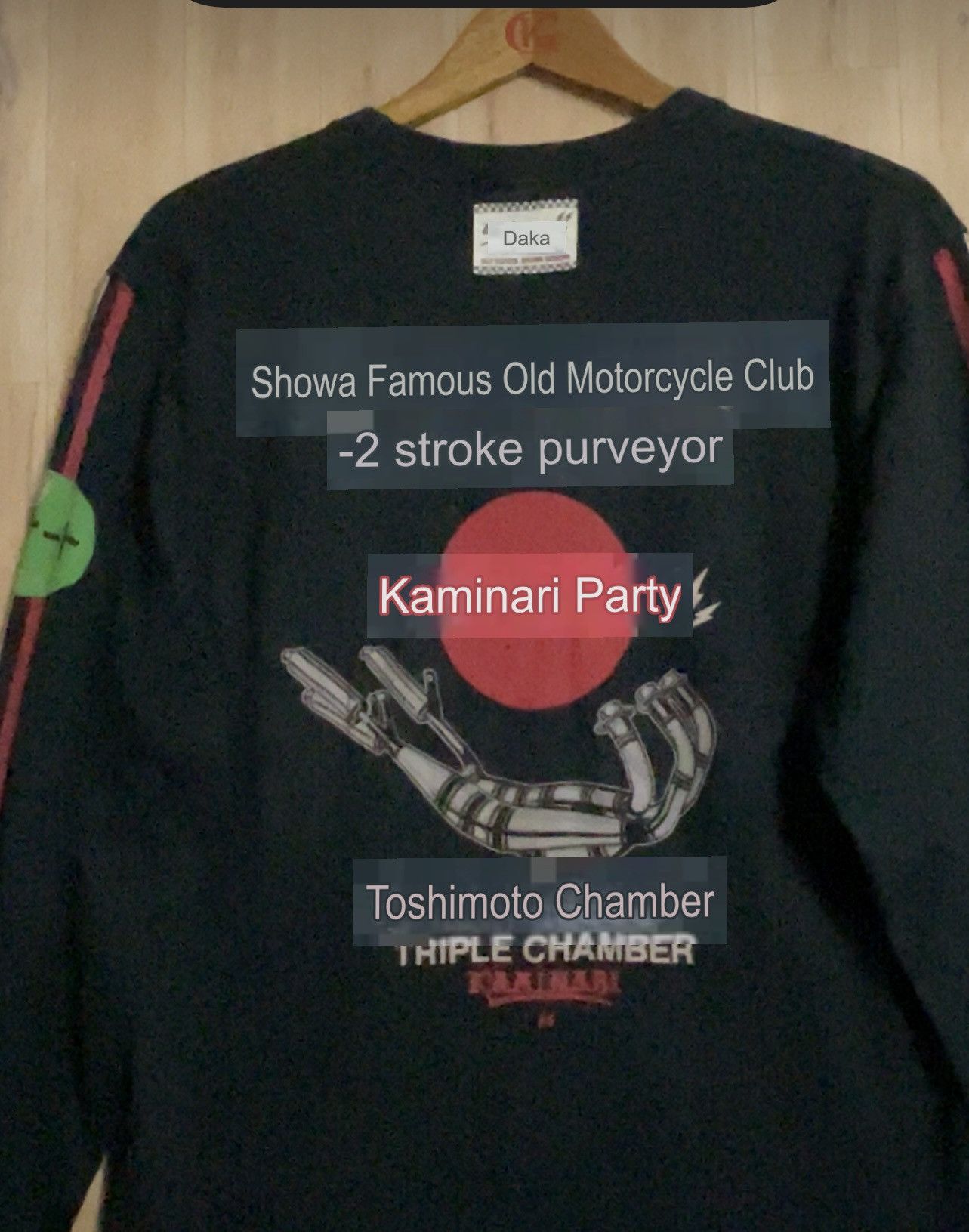 Japanese Brand Vintage 2 Stroke T shirt Kawasaki H1 Suzuki GT750 Japan Bike Size US M / EU 48-50 / 2 - 9 Thumbnail