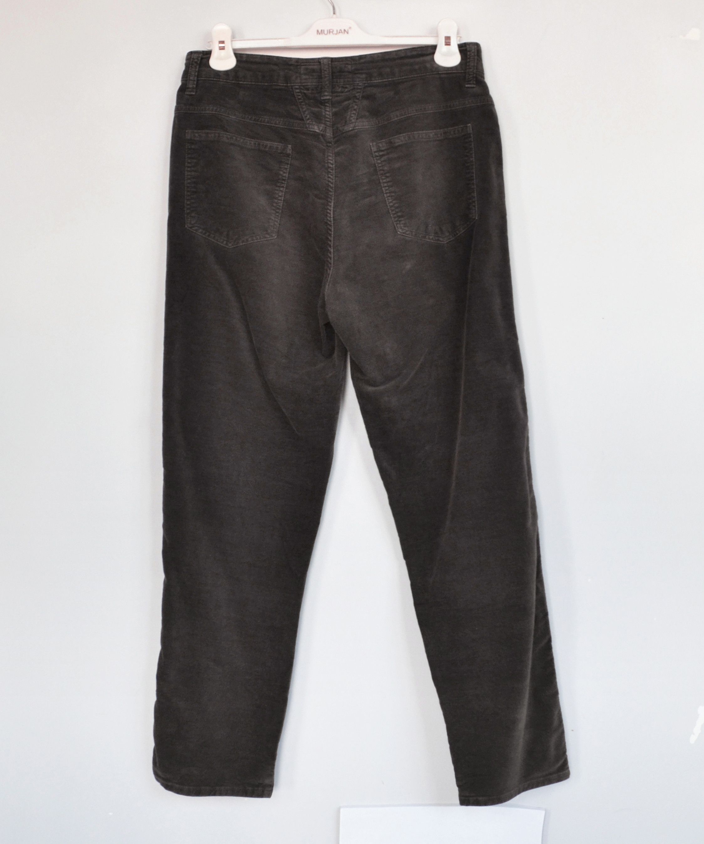 CLOSED × Marithe + Francois Girbaud CLOSED Pants Velvet Trousers 80s 90s Logo Brown Vintage Size US 32 / EU 48 - 4 Thumbnail