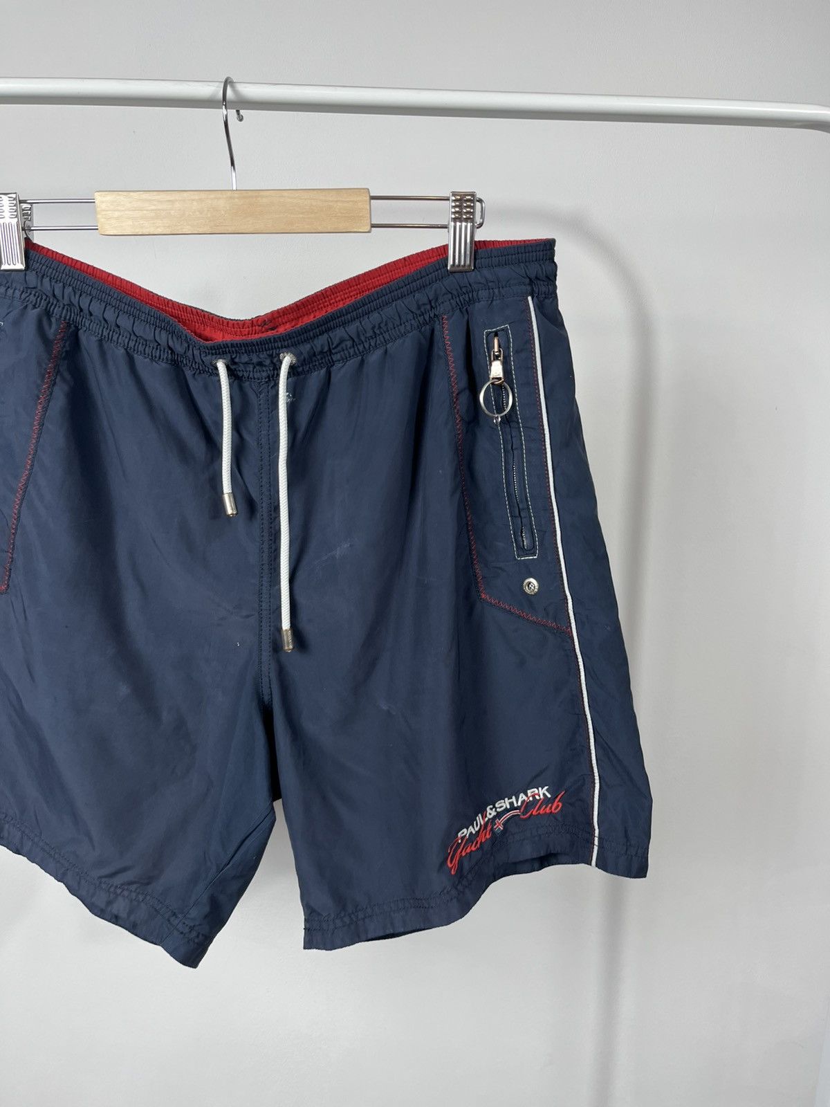 Paul & Shark Paul & Shark Yachting Swim Shorts Navy Red Trim Sailing XL Size US 36 / EU 52 - 2 Thumbnail
