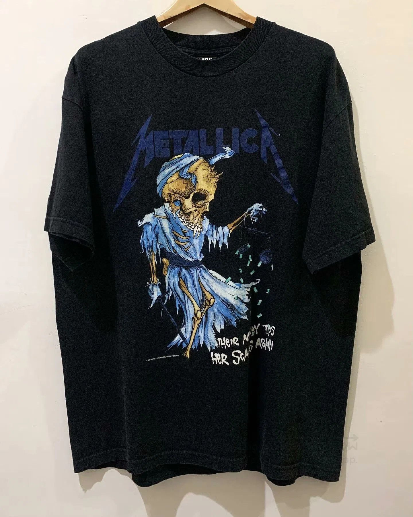 Vintage Metallica 1994 Tour Vintage T. Size US M / EU 48-50 / 2 - 1 Thumbnail