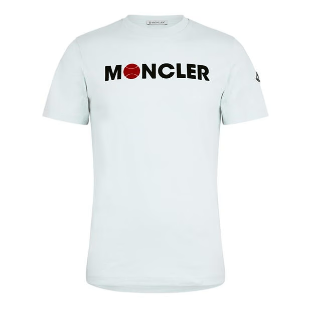 Moncler Flocked Logo T-Shirt Size US L / EU 52-54 / 3 - 1 Thumbnail