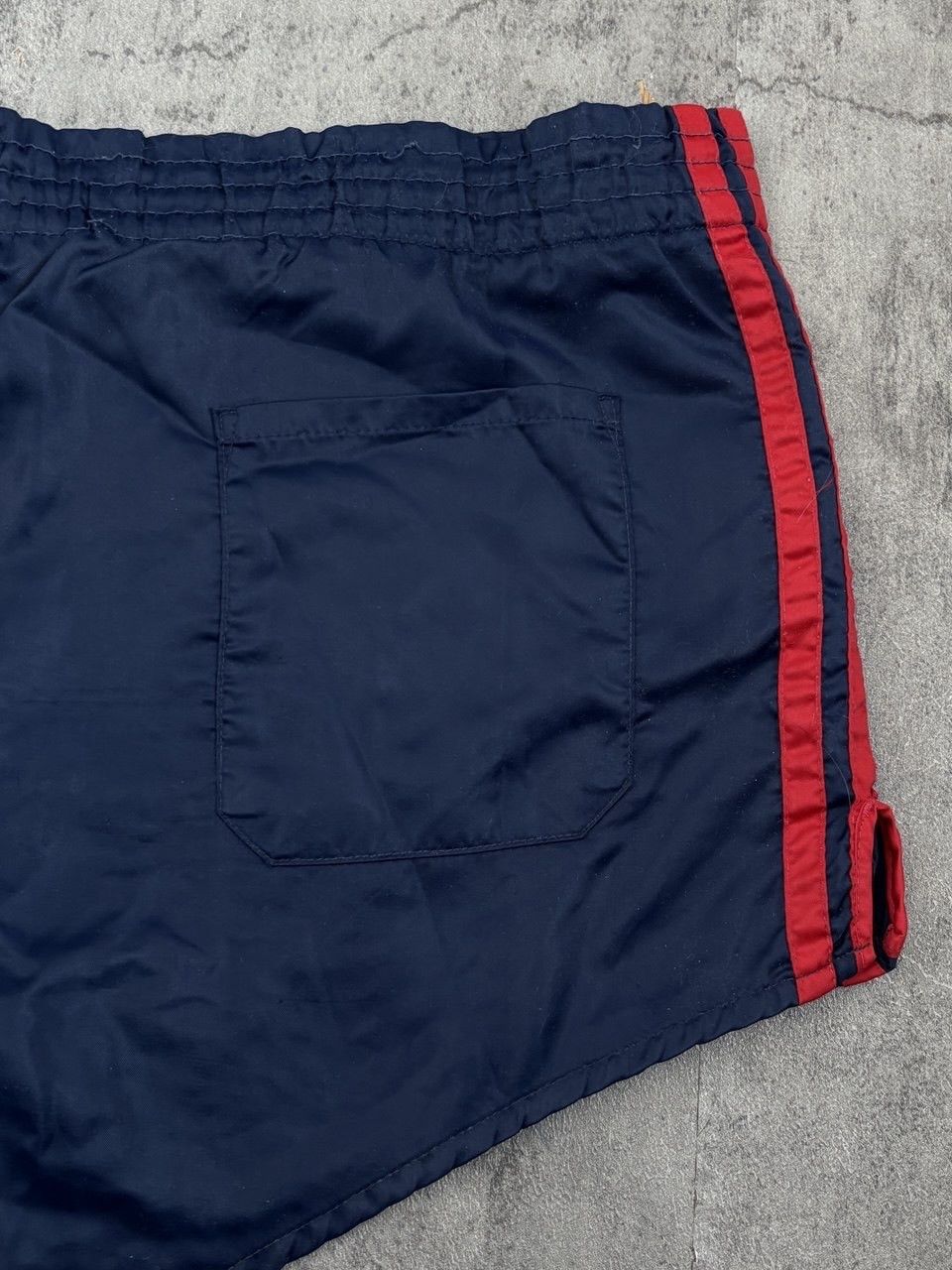 Adidas Vintage 1980's Adidas West Germany Nylon Shorts Blue Size US 36 / EU 52 - 8 Thumbnail