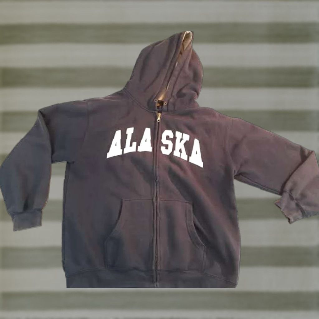 Vintage VINTAGE Prarie Mountain Alaska Full Zip Black Medium Hooded Insulated Jacket Sweatshirt Men M Regular Size Size US M / EU 48-50 / 2 - 1 Thumbnail