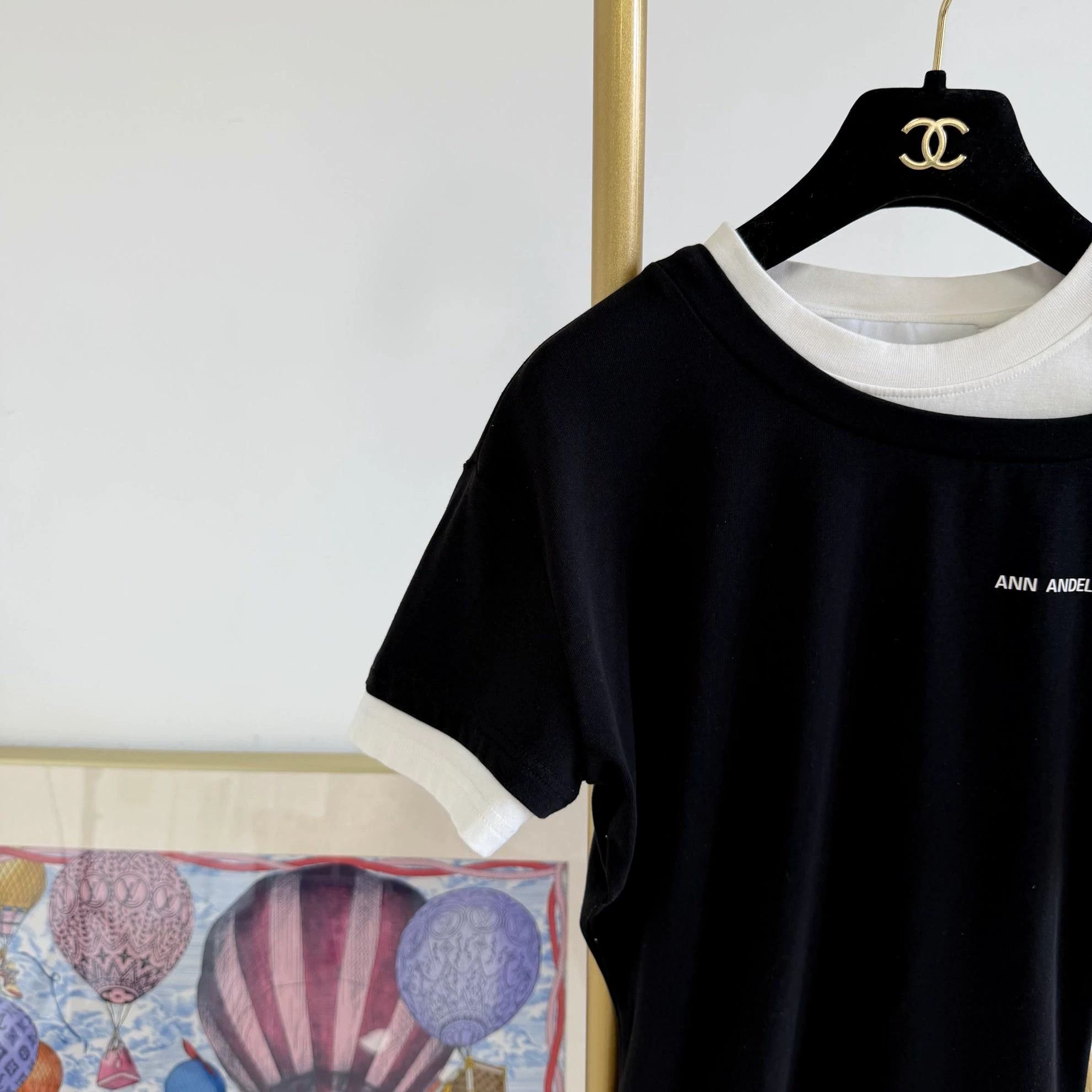 Other Ann Andelman Black Stretch Top S 9786 Size S / US 4 / IT 40 - 3 Thumbnail
