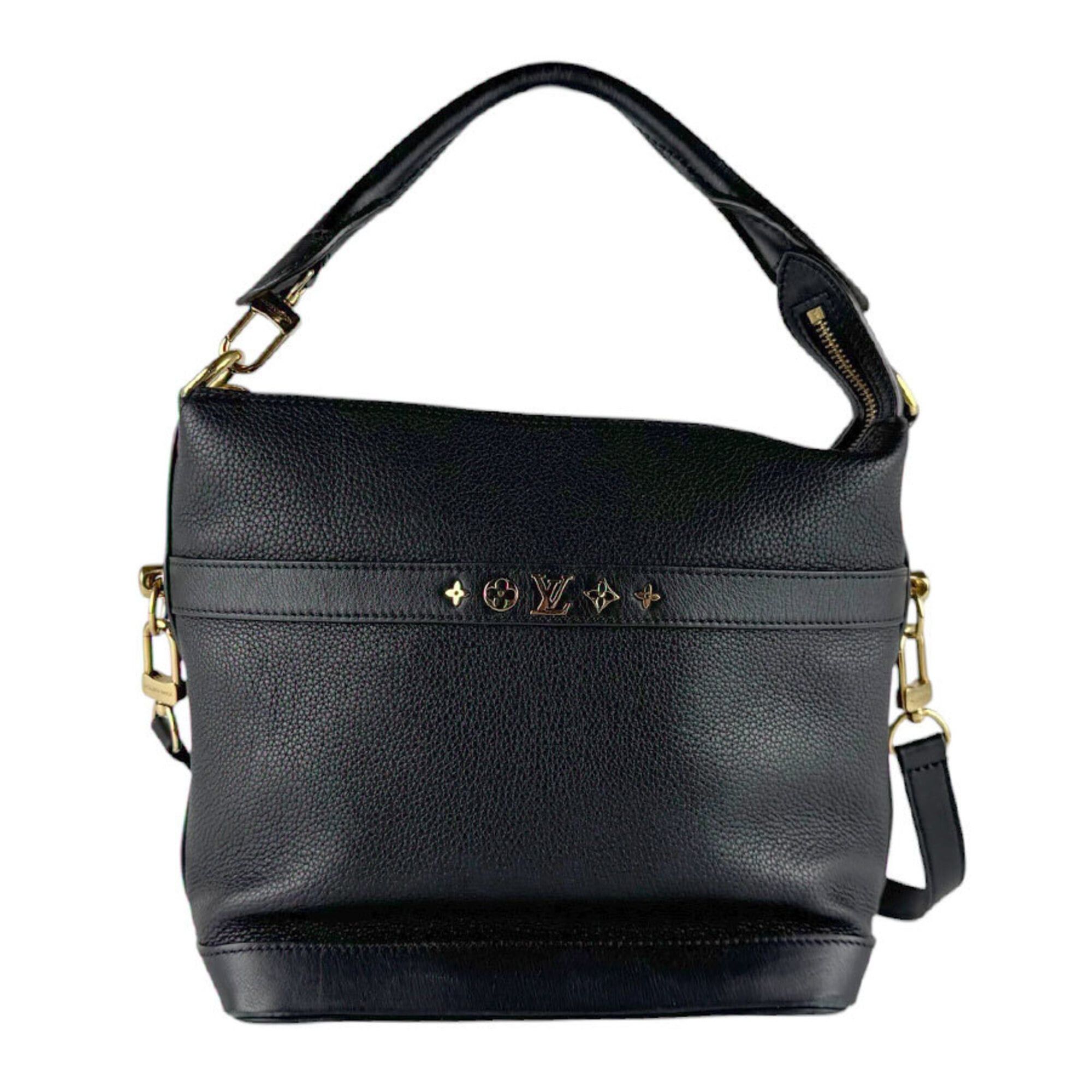 Louis Vuitton Louis Vuitton Handbag Shoulder Bag Cruiser PM Leather Black Gold Women's M57934 z9334 Size ONE SIZE - 1 Thumbnail