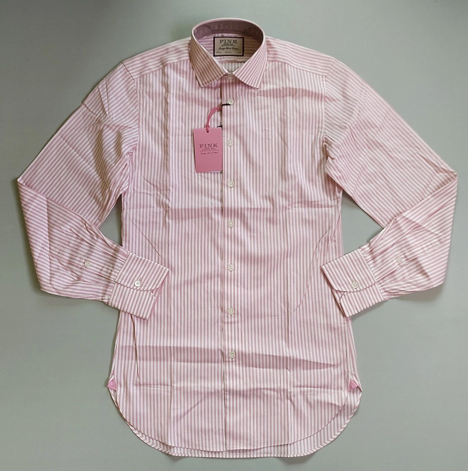 Thomas Pink Thomas Pink Formal Slim Fit Bengal House Stripe Shirt T 0012 Size US XS / EU 42 / 0 - 2 Thumbnail