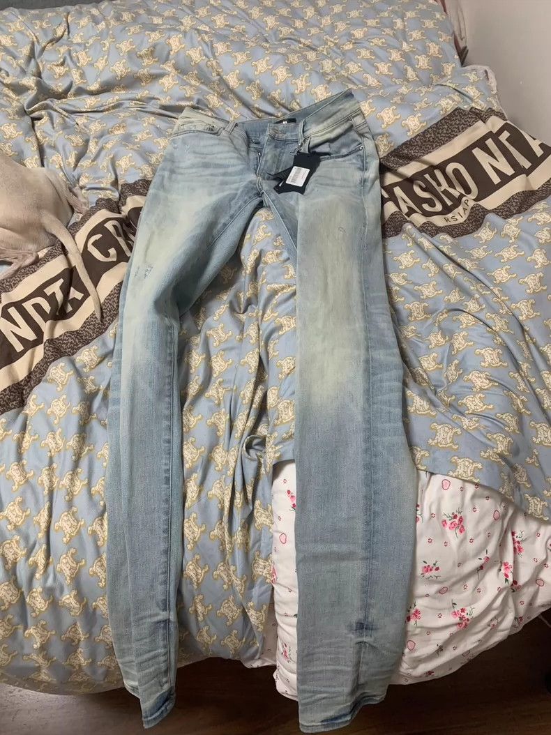 Amiri Amiri Light-colored washed jeans 2501-Nextarrow Size US 31 - 1 Thumbnail