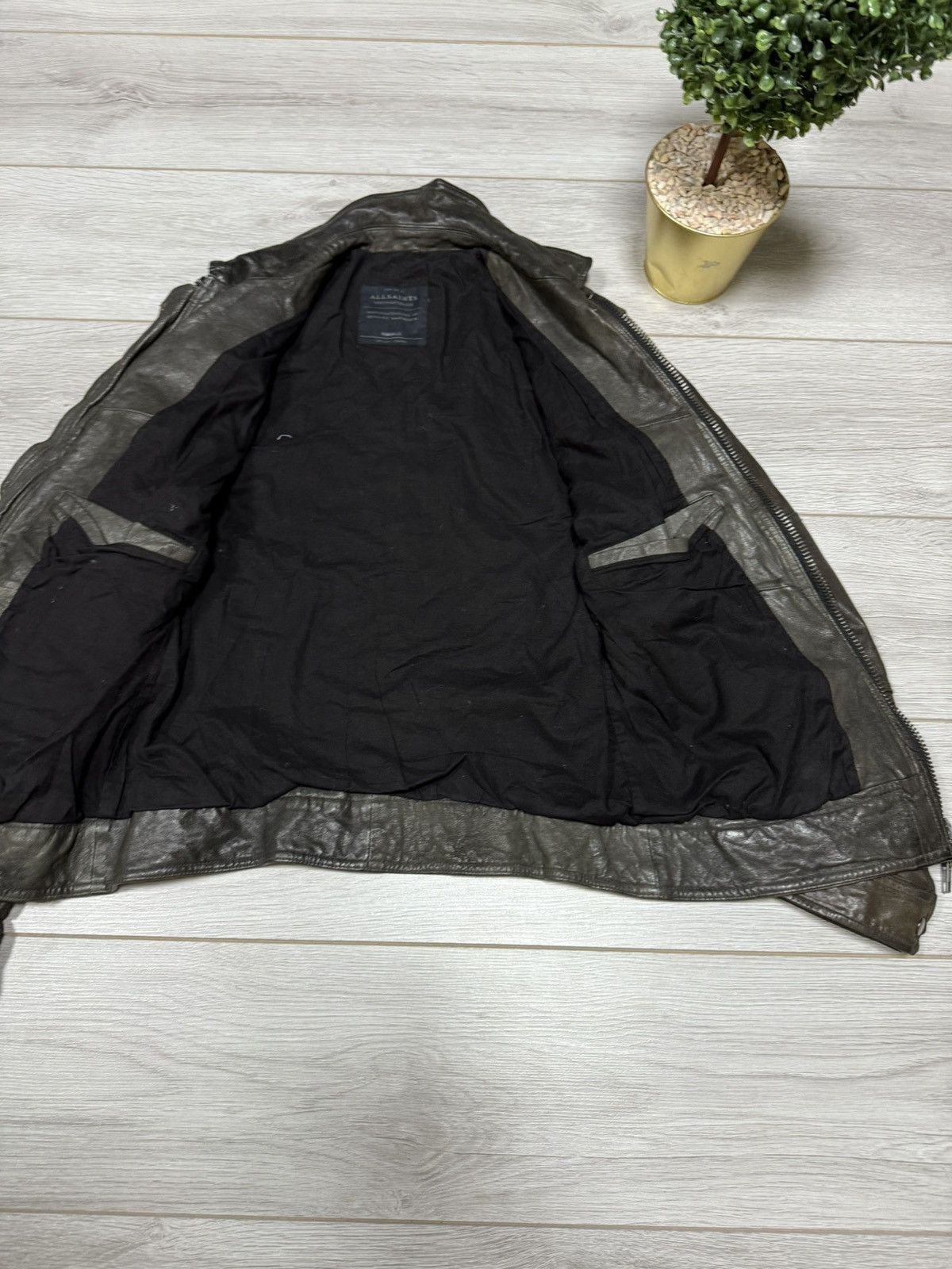 Allsaints Allsaints leather spitalfields vintage jacket biker Size US S / EU 44-46 / 1 - 7 Thumbnail