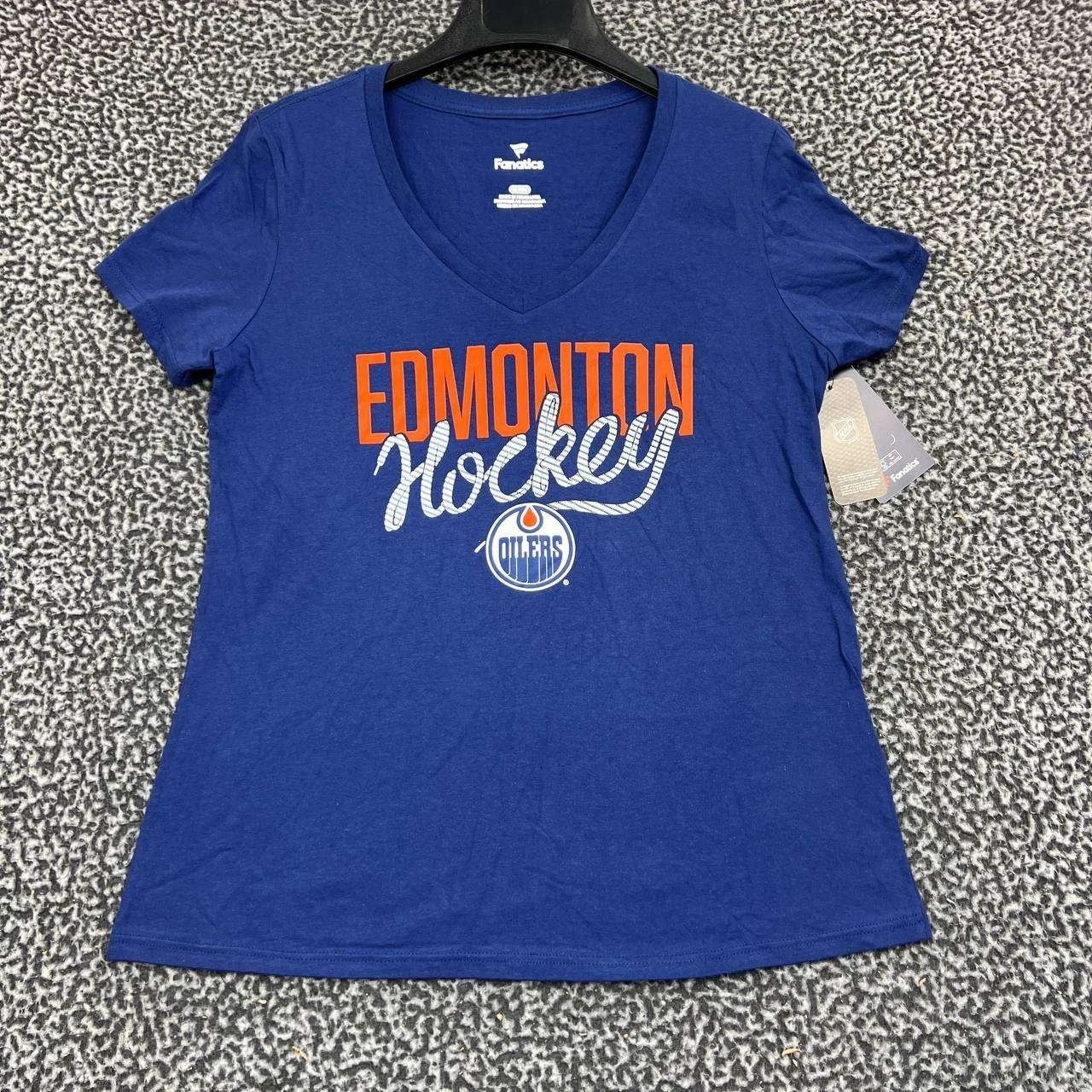 Other Edmonton Oilers Shirt Women Fanatics Short Sleeve V-Neck M Size M / US 6-8 / IT 42-44 - 1 Thumbnail