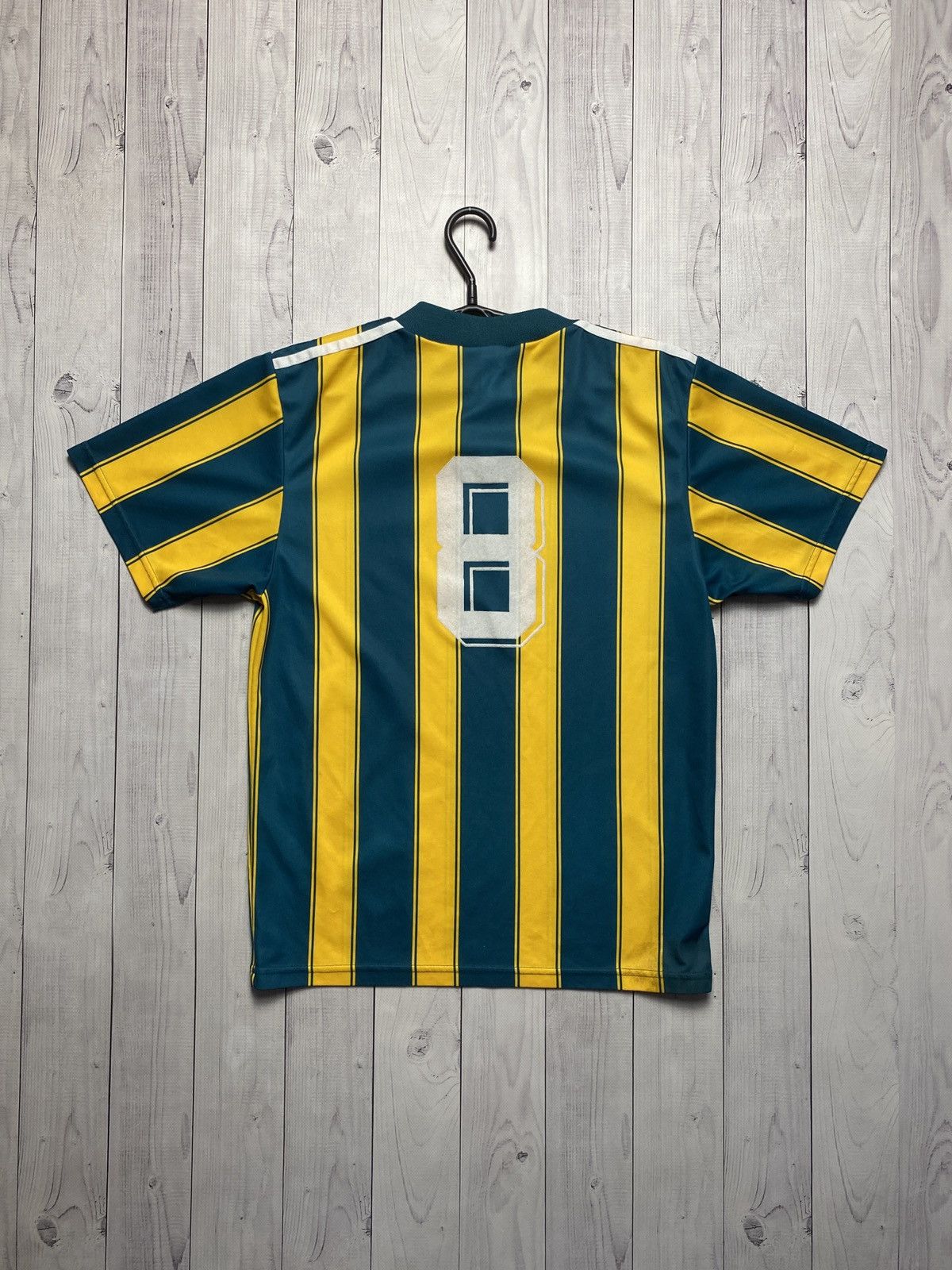 Adidas Vintage Adidas jersey striped multicoloured Size US S / EU 44-46 / 1 - 3 Thumbnail