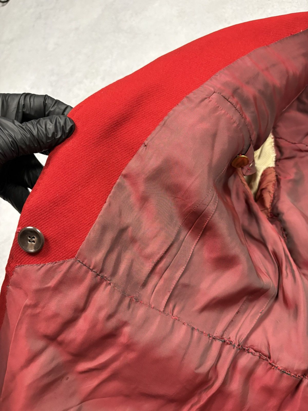 Vintage 50s Red Fox Hunting Riding Coat Equestrian Tailcoat PKZ 1995 Size US M / EU 48-50 / 2 - 10 Thumbnail