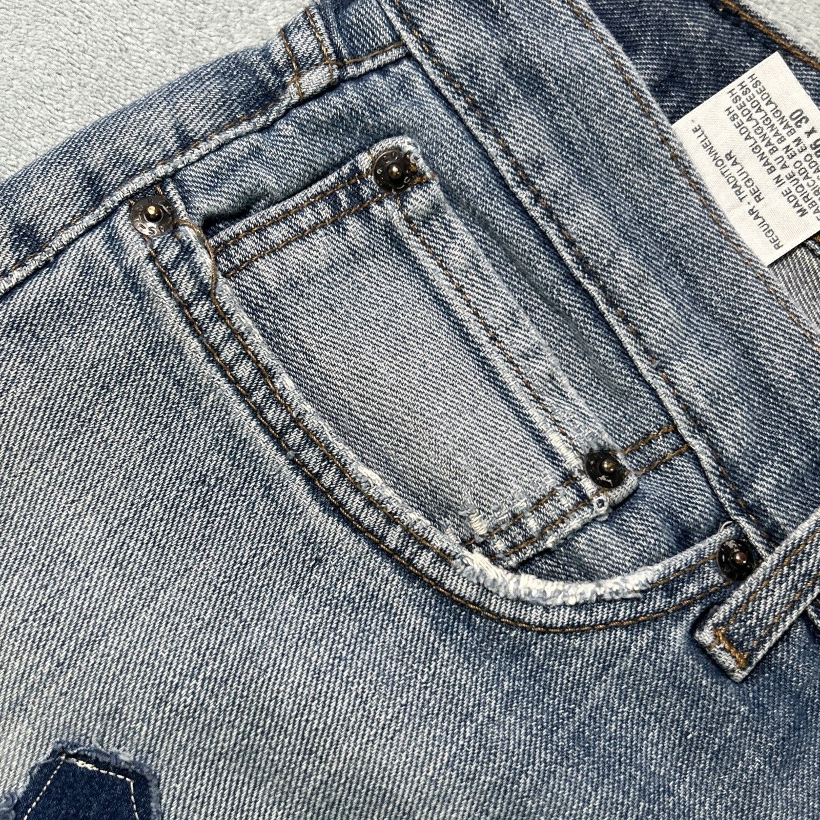Levi's Levis Loose Baggy Jeans 36x30 Relaxed Hamilton Custom Stars Size US 36 / EU 52 - 10 Thumbnail