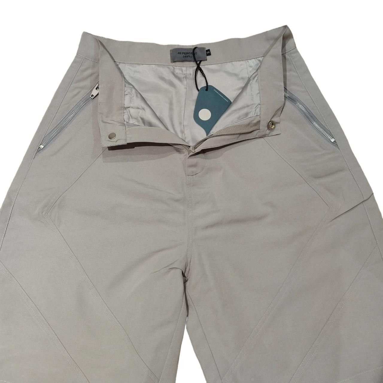 Other 49% Khaki Panelled Shorts Size US 28 / EU 44 - 4 Thumbnail