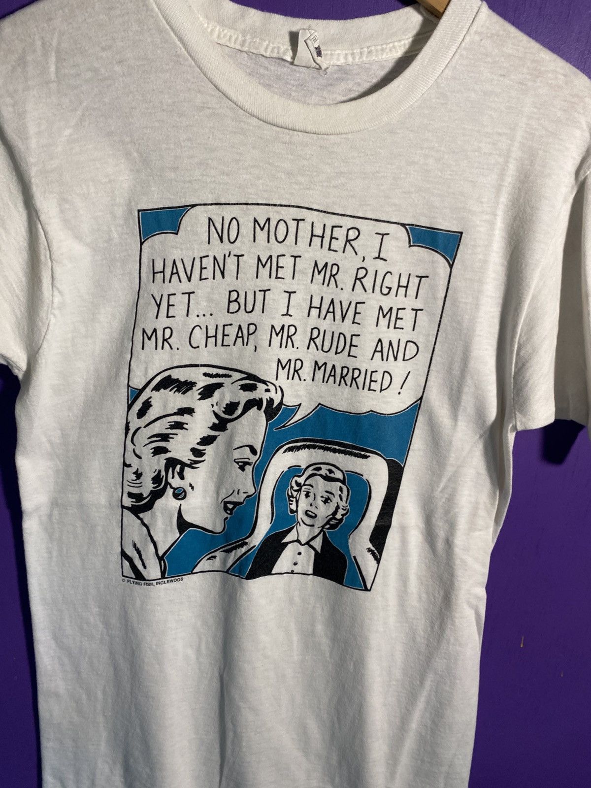 Arts & Science Vintage 80s Lichtenstein style mr right art tee Size US S / EU 44-46 / 1 - 3 Thumbnail