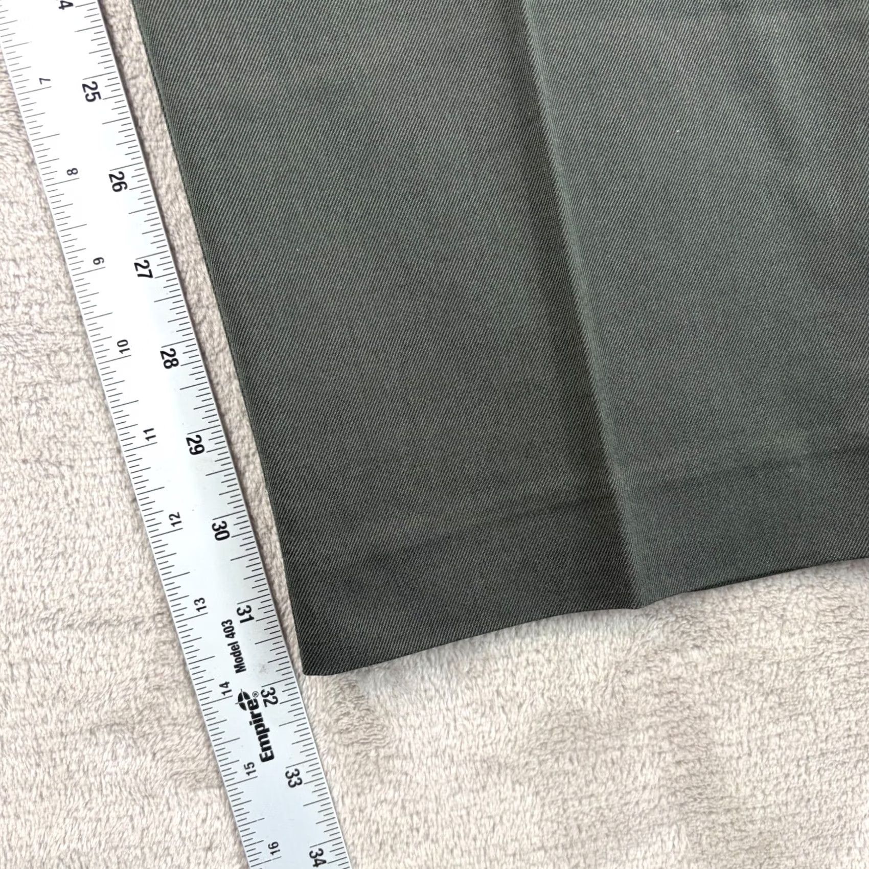 Todd Snyder Todd Snyder Italian Wool-Cotton Modern Trousers Olive Green Men Large L Wallop NWT Dress Pants Size US 33 - 6 Thumbnail