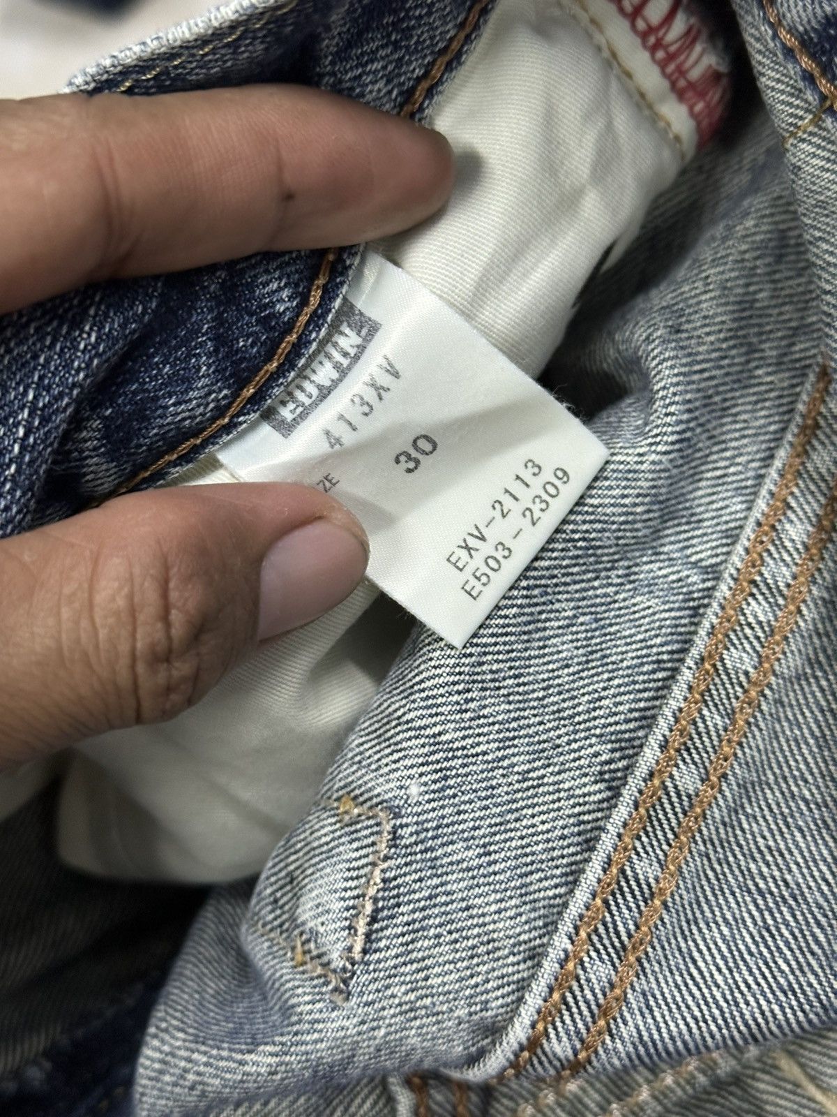 Kapital Vintage Edwin Distress Denim. Size US 32 / EU 48 - 10 Thumbnail