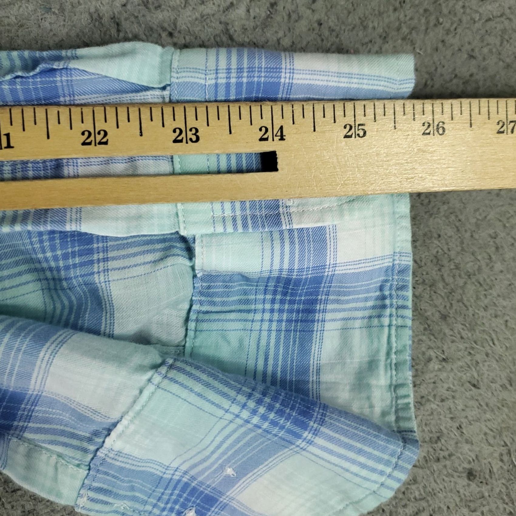 Peter Millar Peter Millar Shirt Mens XL Blue Plaid Pocket Button Up Long Sleeve Size US XL / EU 56 / 4 - 6 Thumbnail