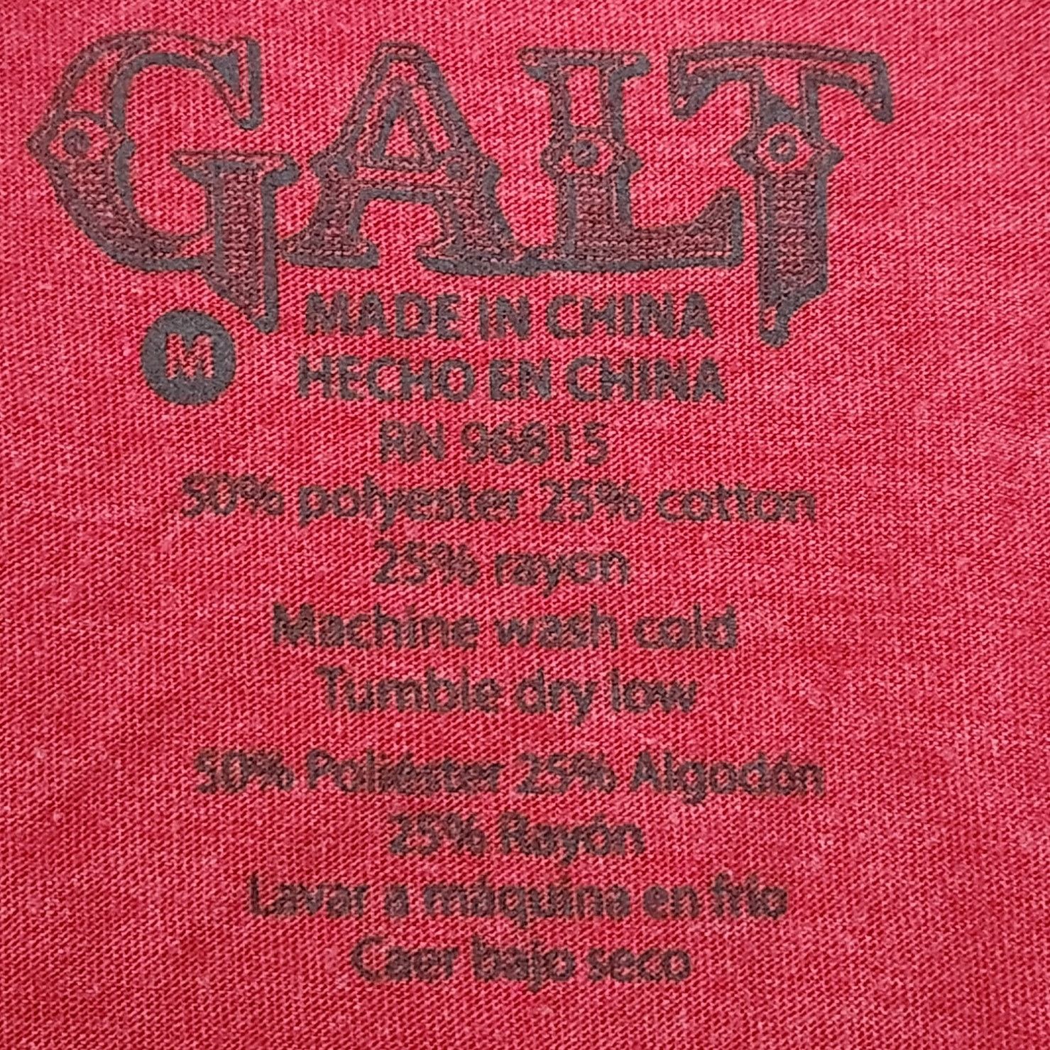 Other Galt Red Black Eagle God Bless Country Graphic T Shirt M Size US M / EU 48-50 / 2 - 3 Thumbnail