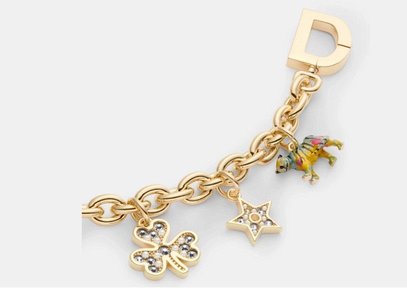 Dior o1w1db10425 V1097WO Size: OS / CD Lock Bag Jewelry in Gold Size ONE SIZE - 3 Thumbnail