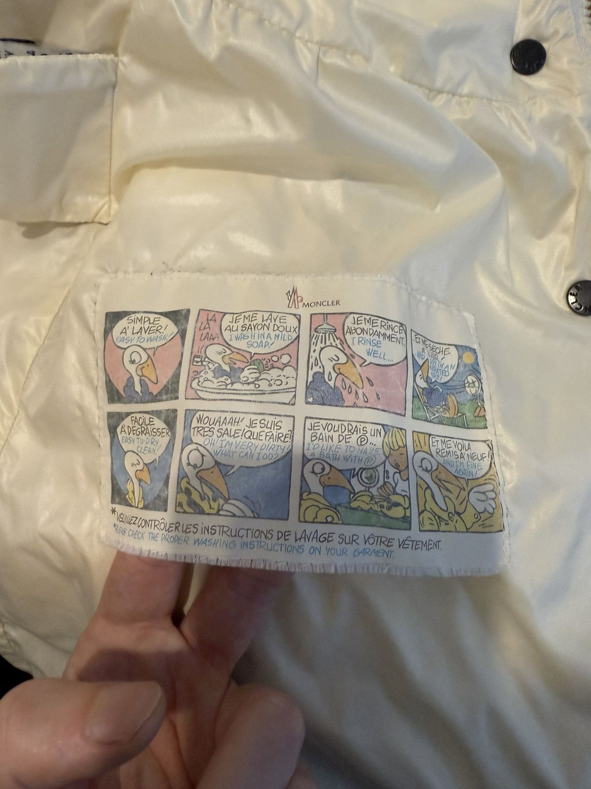 Moncler Moncler Women’s Jacket Jura Size 2 (S/M) Cream White Size S / US 4 / IT 40 - 9 Thumbnail