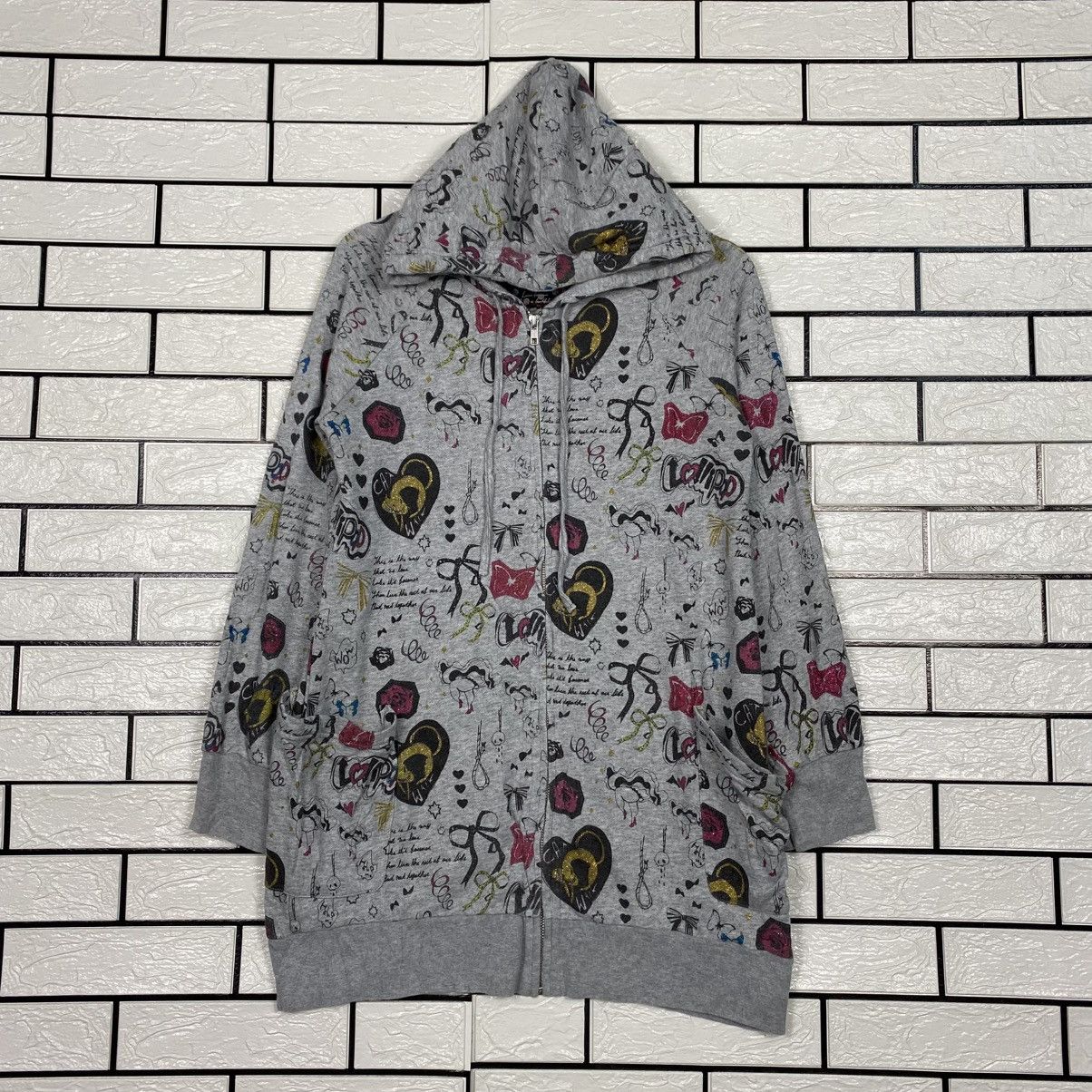Hysteric Glamour 📌Hoodie Zipper Scolar Full Print Size US M / EU 48-50 / 2 - 2 Thumbnail