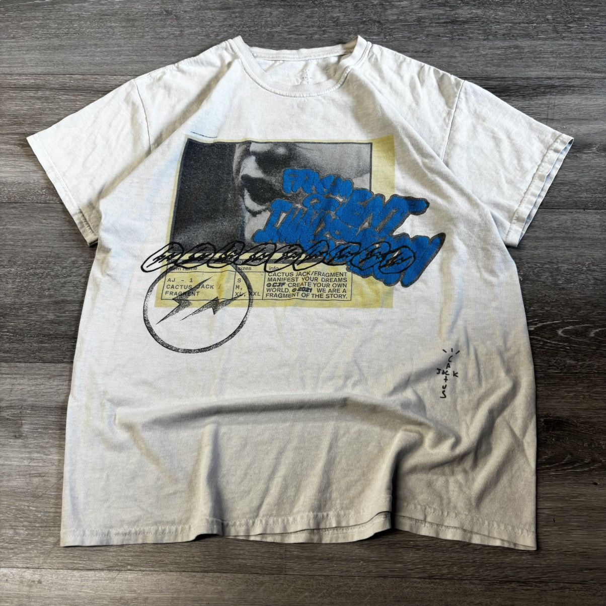 Cactus Jack Travis Scott Fragment 2021 Tour T shirt