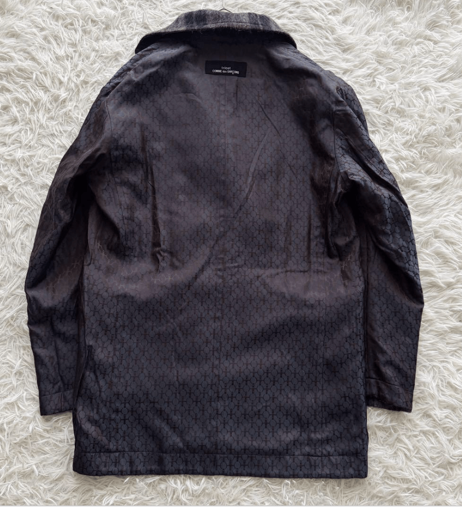 Comme des Garcons Homme Comme des Garcons Homme Tweed Loose Fit Jacket Size US M / EU 48-50 / 2 - 4 Thumbnail