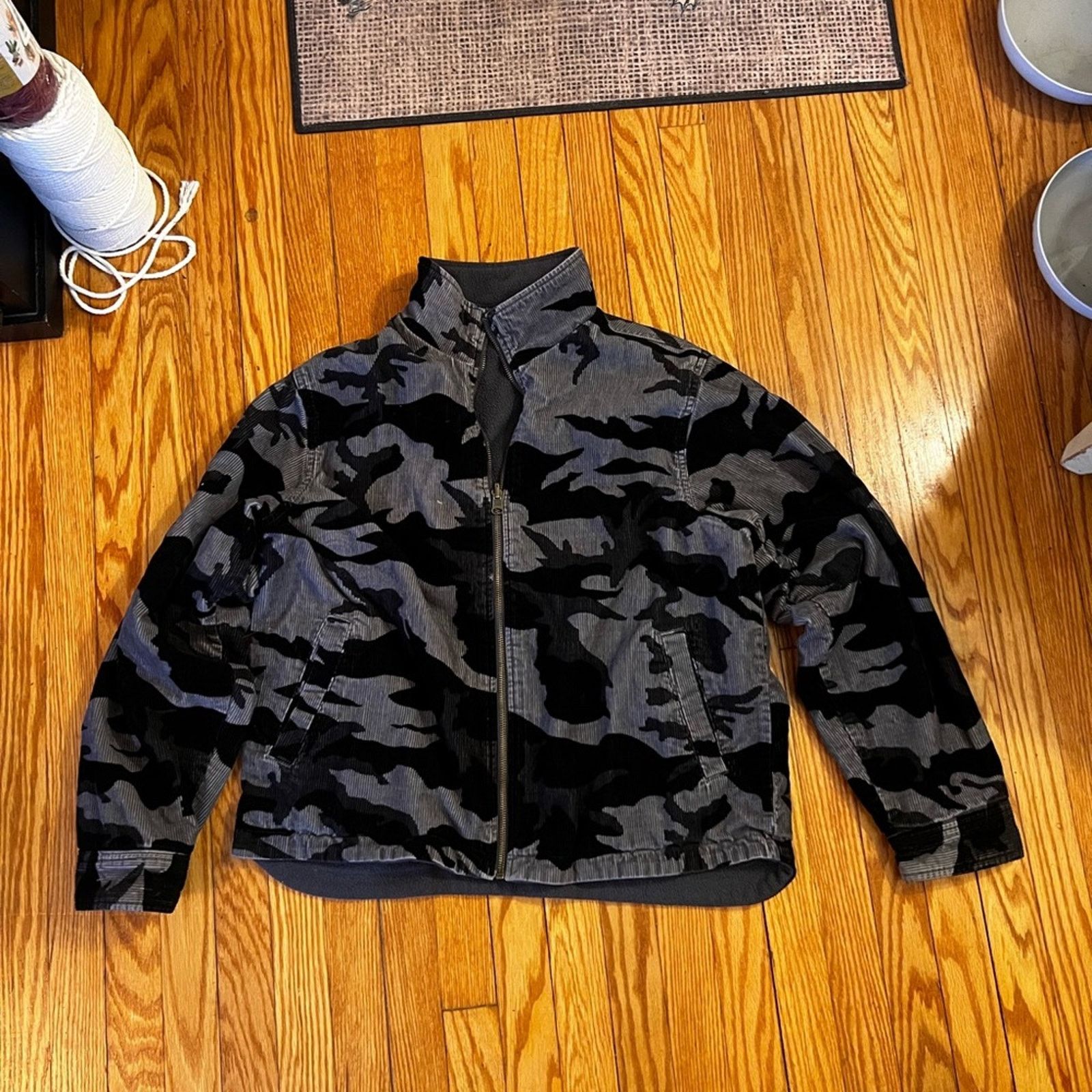 Other Men's Black and Gray Camouflage Jacket Size US M / EU 48-50 / 2 - 1 Thumbnail