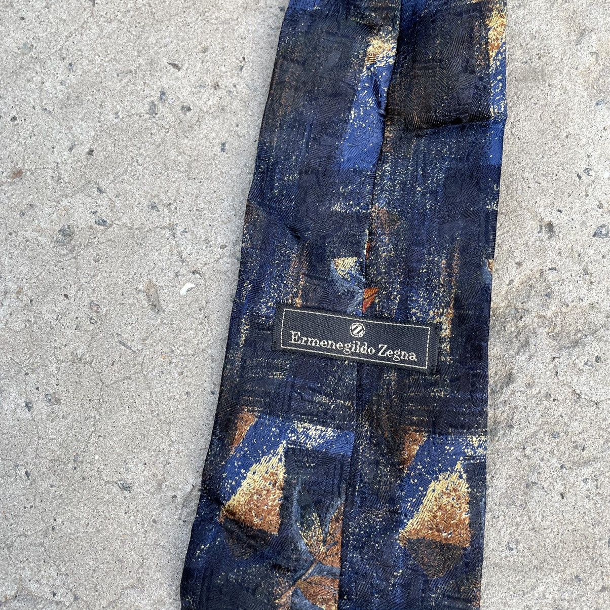 Ermenegildo Zegna Vintage Ermenegildo Zegna Tie Silk Y2K 90s USA Size ONE SIZE - 7 Thumbnail