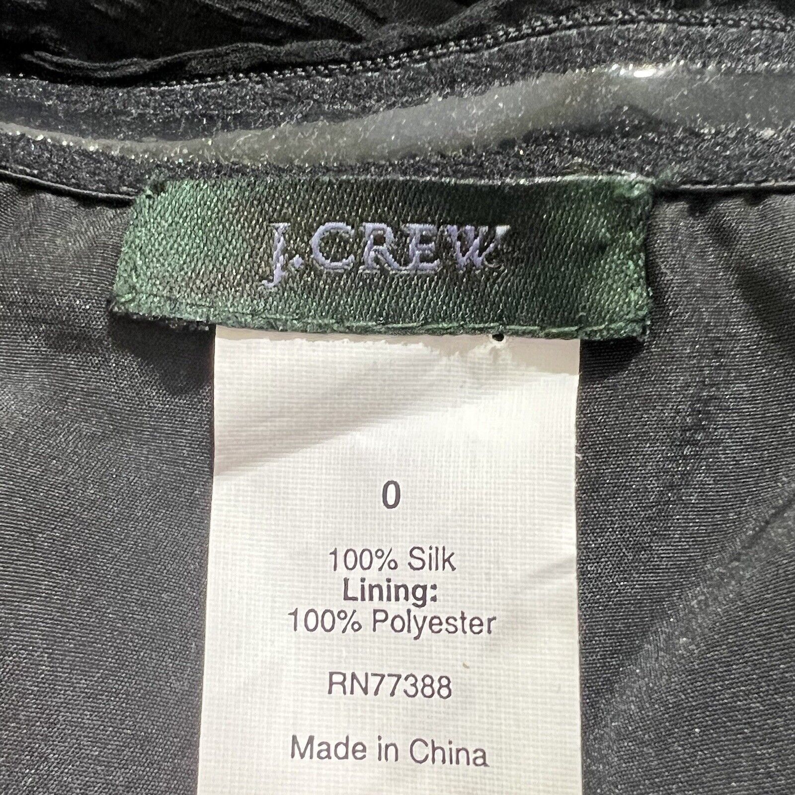 J.Crew J. Crew Emily Silk Chiffon Cocktail Dress Lined Sleeveless Size XS / US 0-2 / IT 36-38 - 3 Thumbnail
