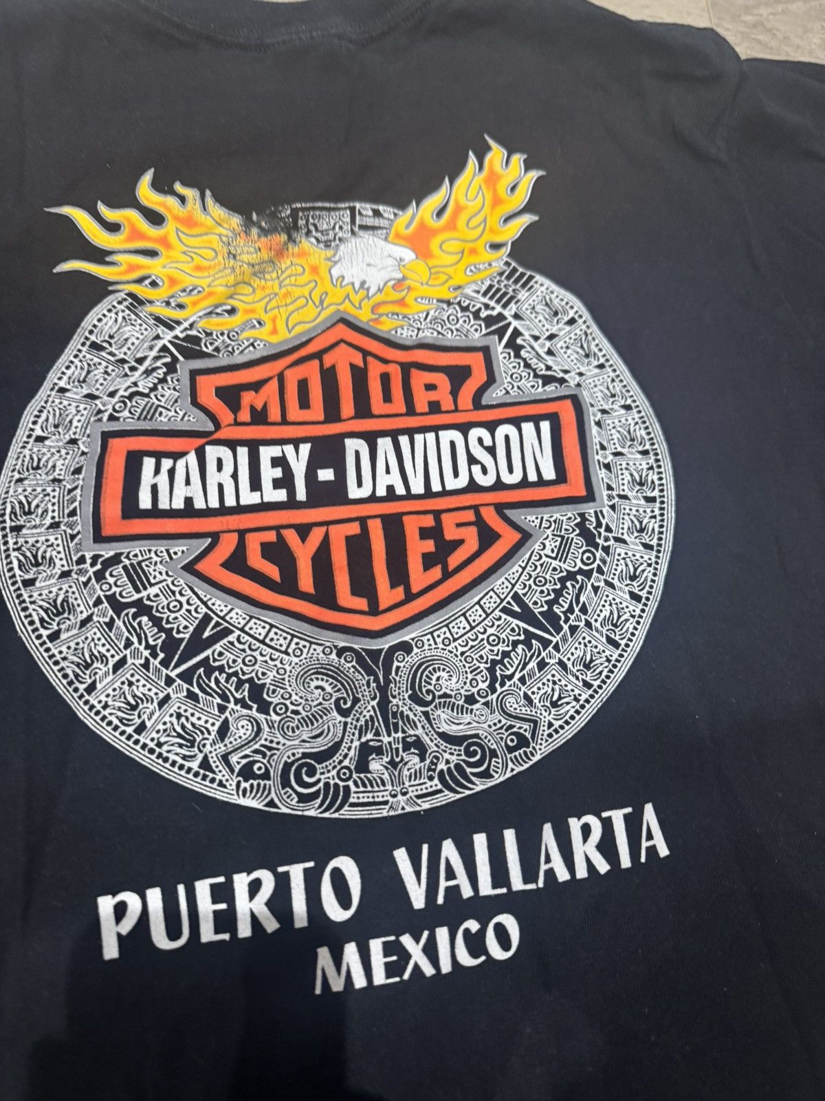 Harley Davidson × Vintage Vintage Baggy Harley Davidson Mexico Tee Size US M / EU 48-50 / 2 - 5 Thumbnail