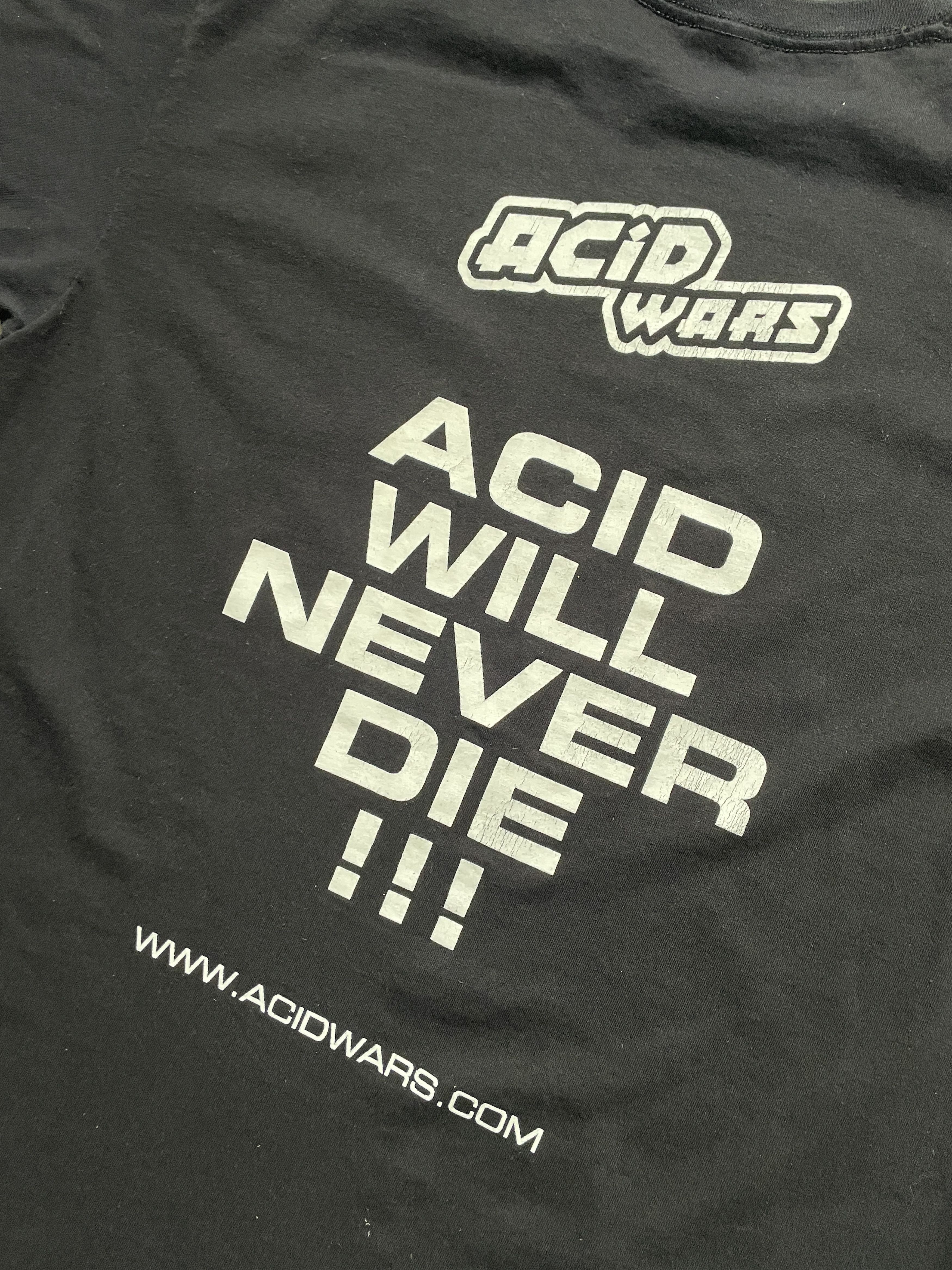 Thunderdome ACID WARS WILL NEVER DIE EVIL ERNIE HARDCORE TECHNO TEE Size US M / EU 48-50 / 2 - 4 Thumbnail