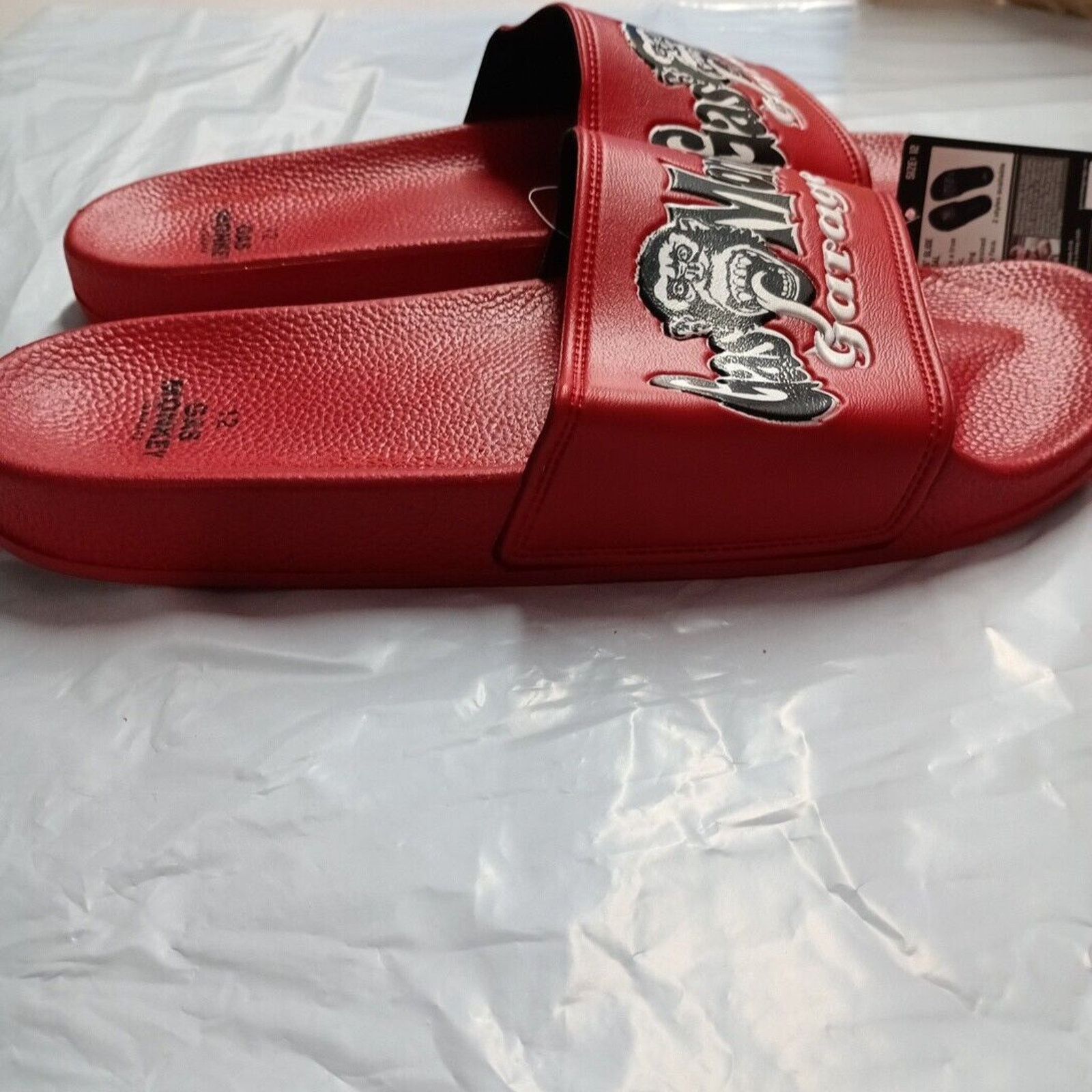 Other Gas Monkey Garage Slides Sandals Men's Size 12 Red Size US 12 / EU 45 - 2 Thumbnail