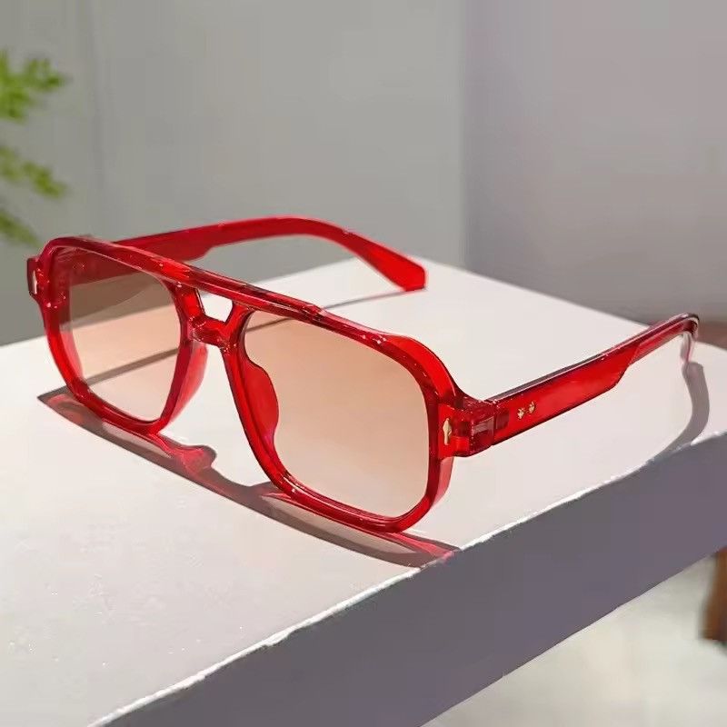 Electric Visual Double Bridges Square Sunglasses Size ONE SIZE - 2 Thumbnail