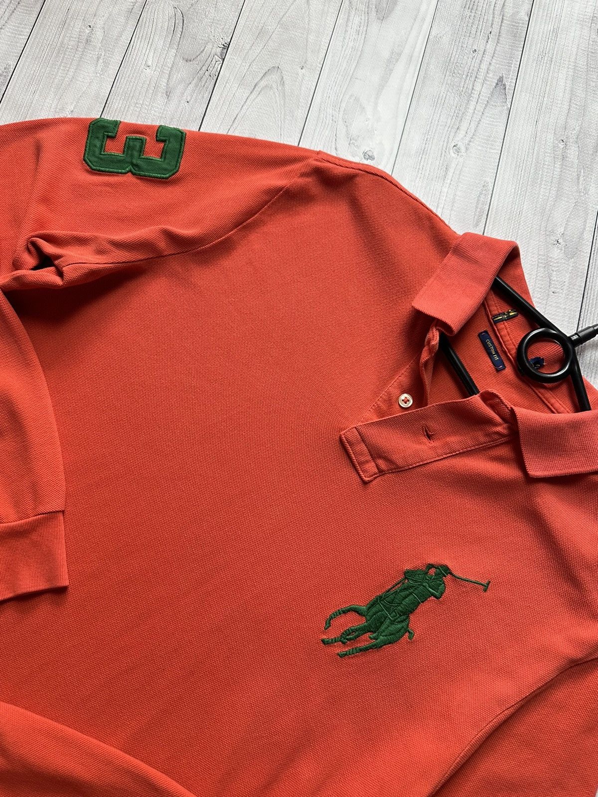 Polo Ralph Lauren × Vintage Vintage polo Ralph Lauren orange rugby jersey size M Size US M / EU 48-50 / 2 - 5 Thumbnail