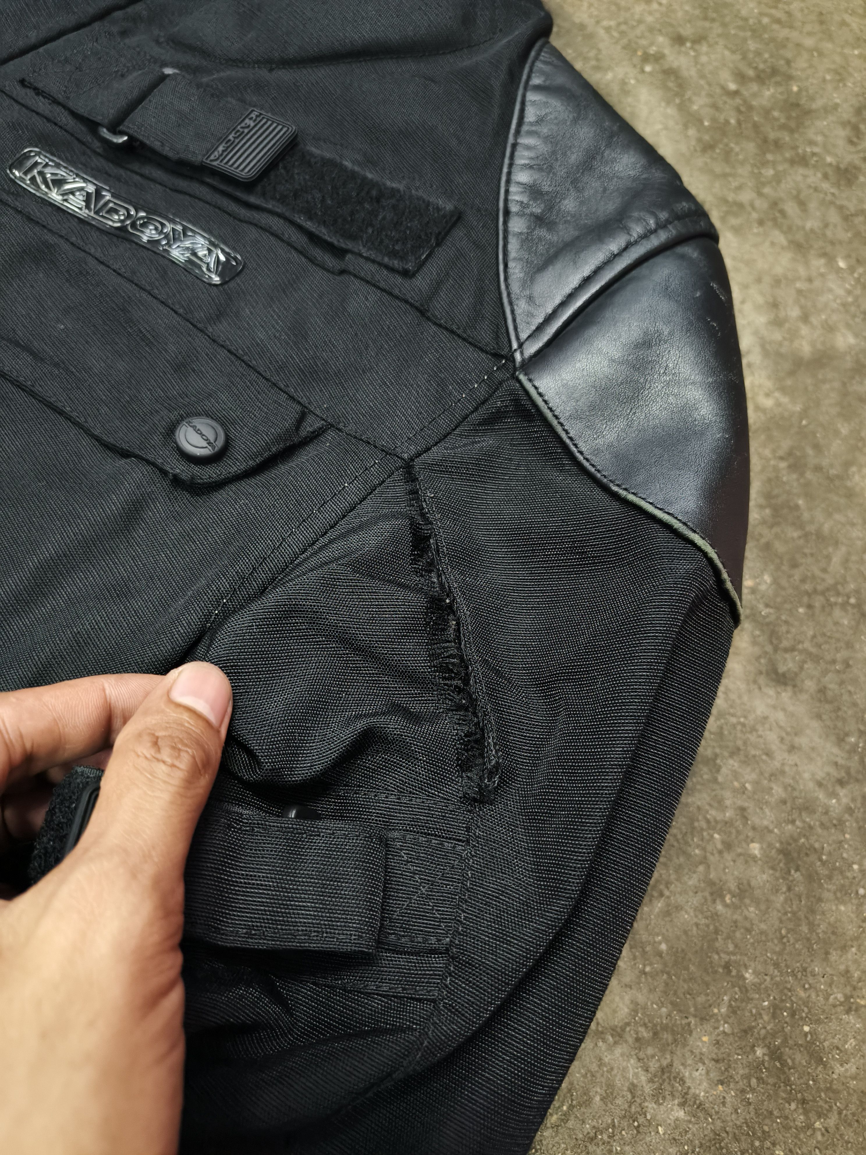 Kadoya KADOYA PADDING LEATHER MOTORCYCLE JACKET DISTRESSED Size US XL / EU 56 / 4 - 6 Thumbnail