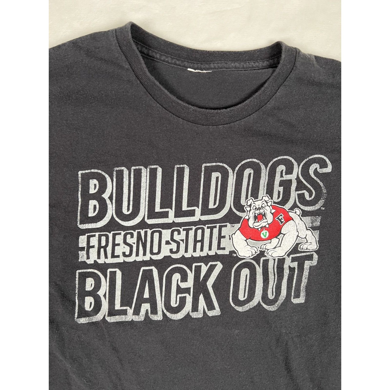 Gildan Vintage Fresno State Bulldogs T-Shirt Size Large Double Sid Size US L / EU 52-54 / 3 - 4 Thumbnail