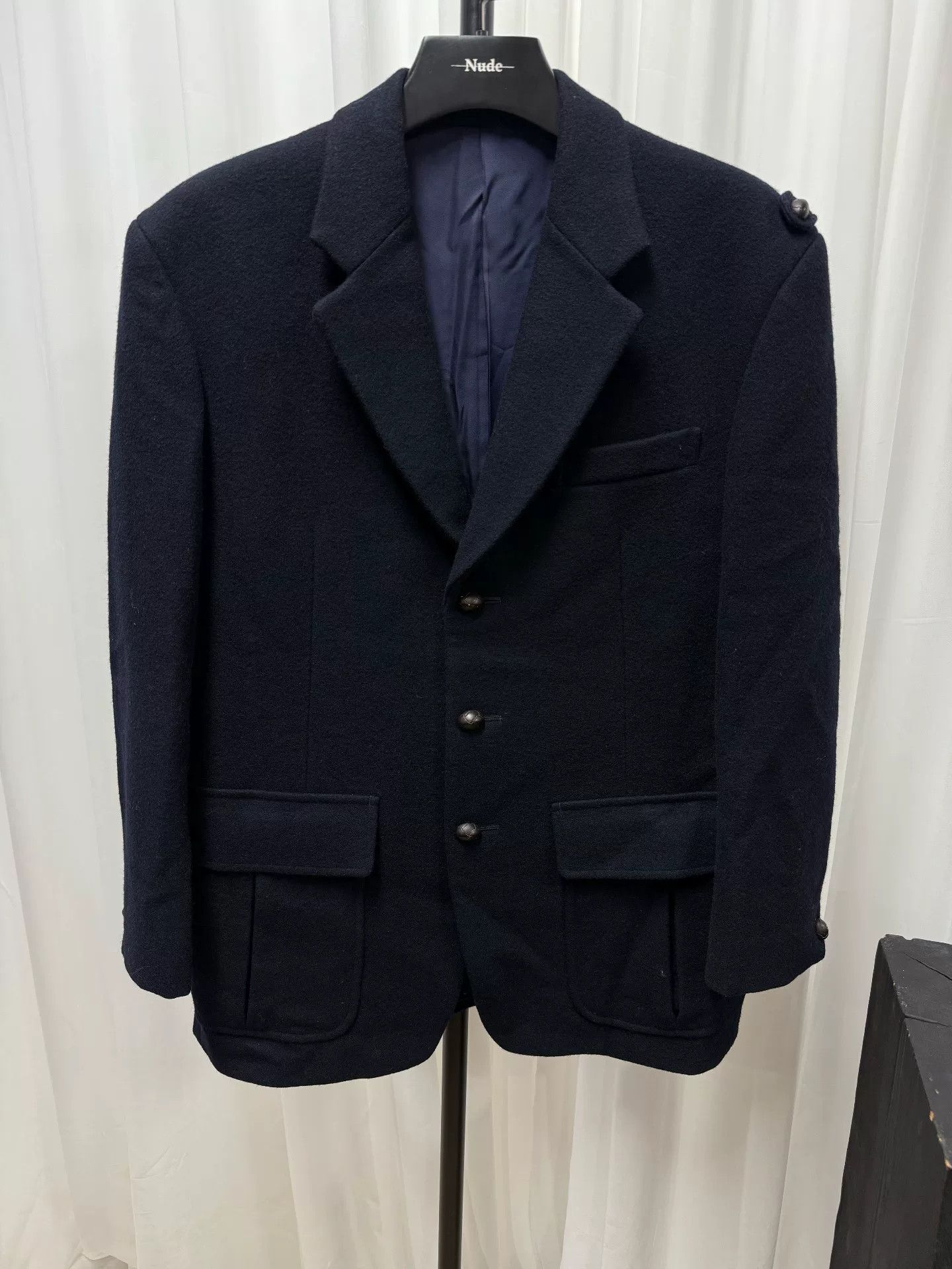 Yohji Yamamoto Yohji Yamamoto Pour Homme Wool Blazer Size US M / EU 48-50 / 2 - 1 Thumbnail