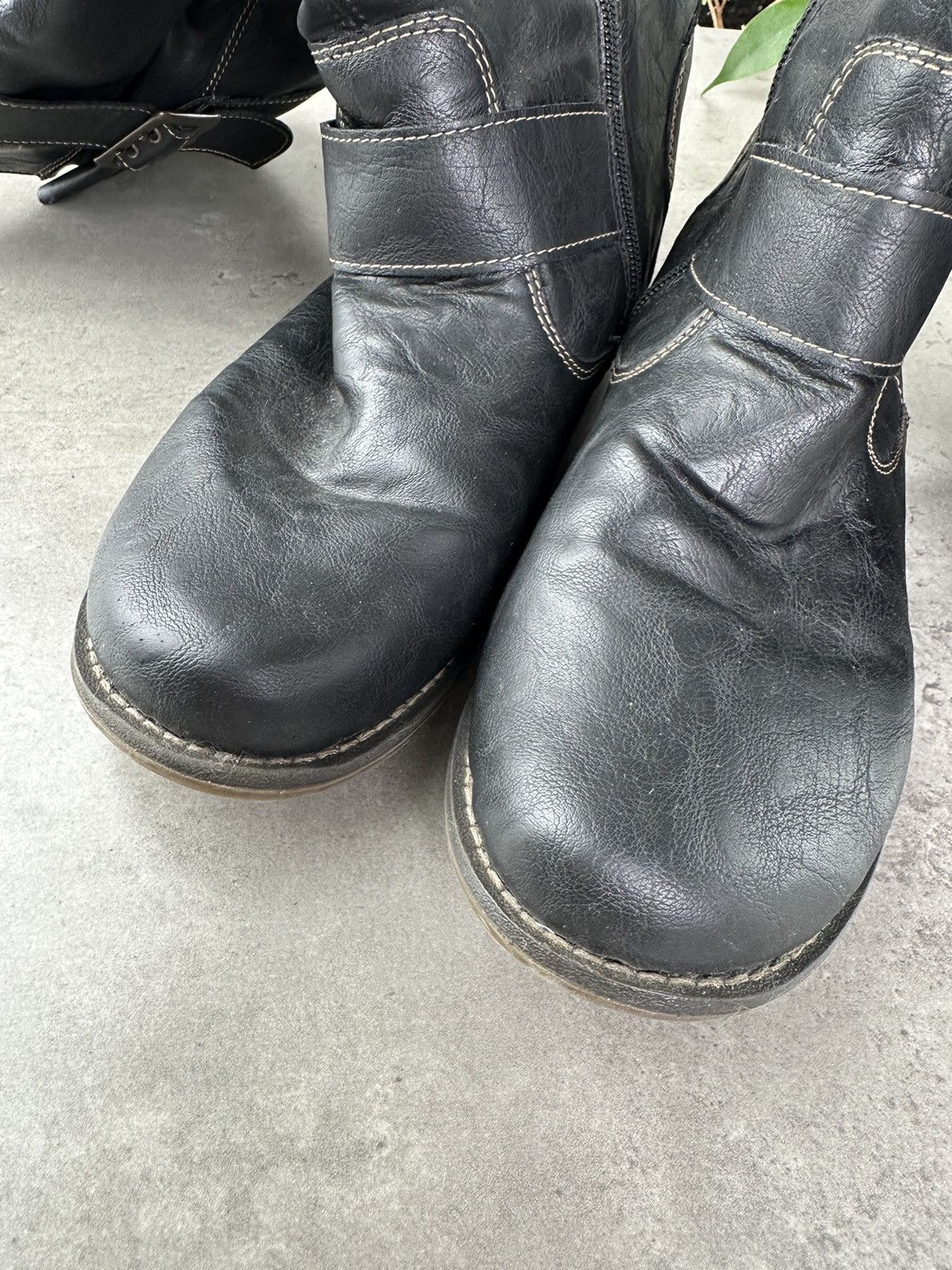 Japanese Brand Vintage Boots With Straps Size US 9 / IT 39 - 4 Thumbnail