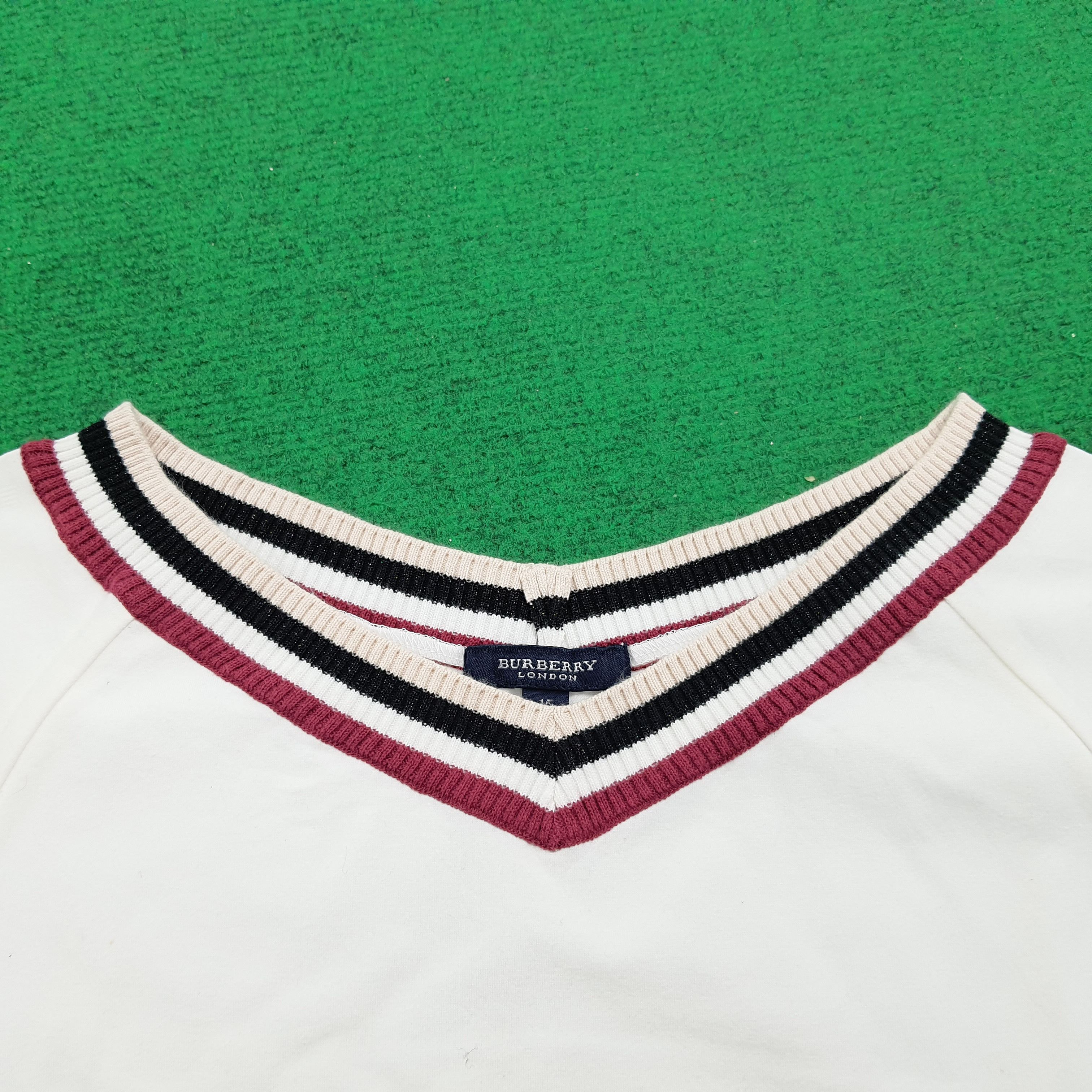 Vintage Burberry London Crop Top Shirt Size S / US 4 / IT 40 - 3 Thumbnail