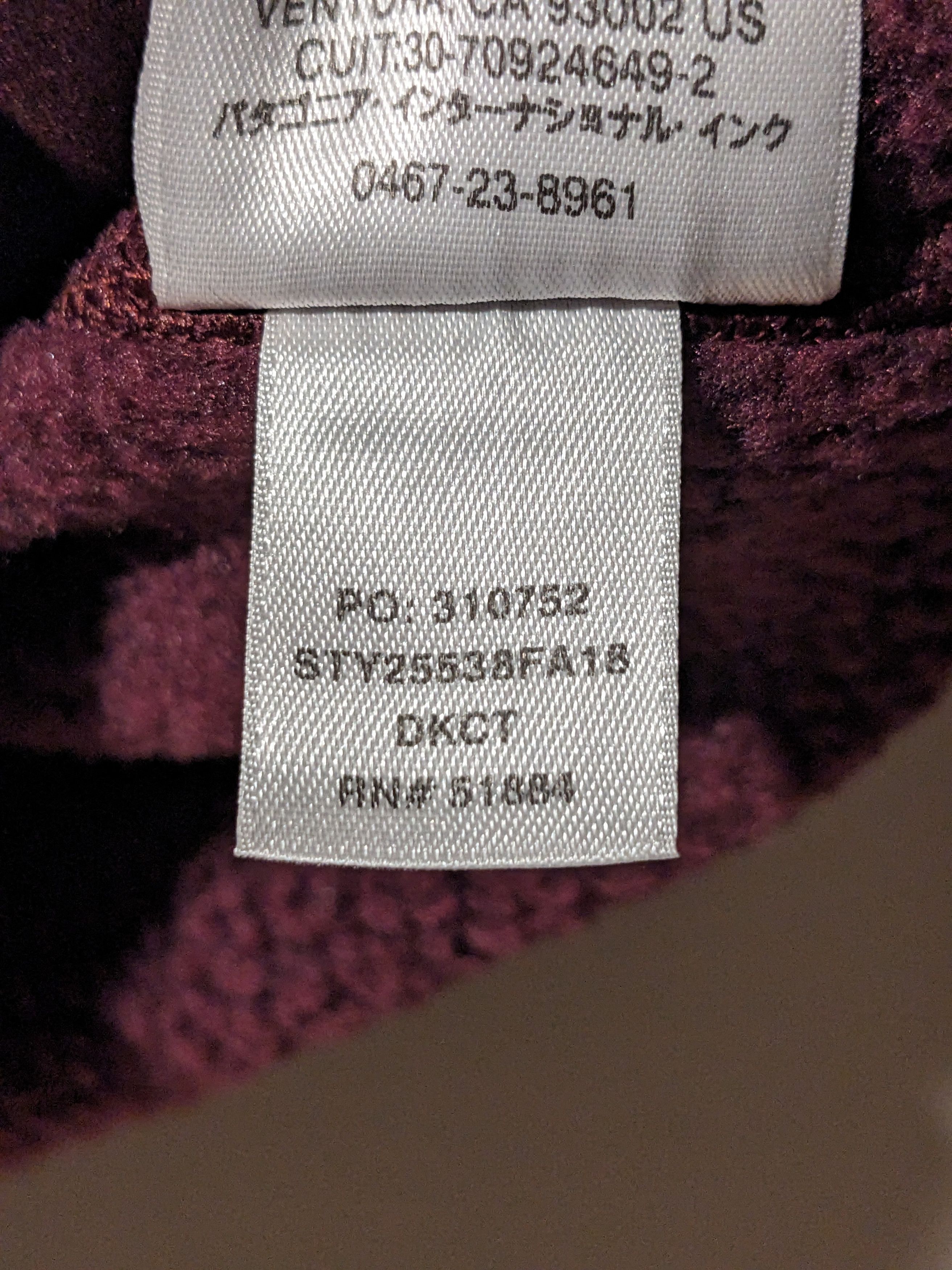 Designer × Patagonia Patagonia Womans Dark Currant Better Sweater Full-Zip Hoody Size XS / US 0-2 / IT 36-38 - 3 Thumbnail