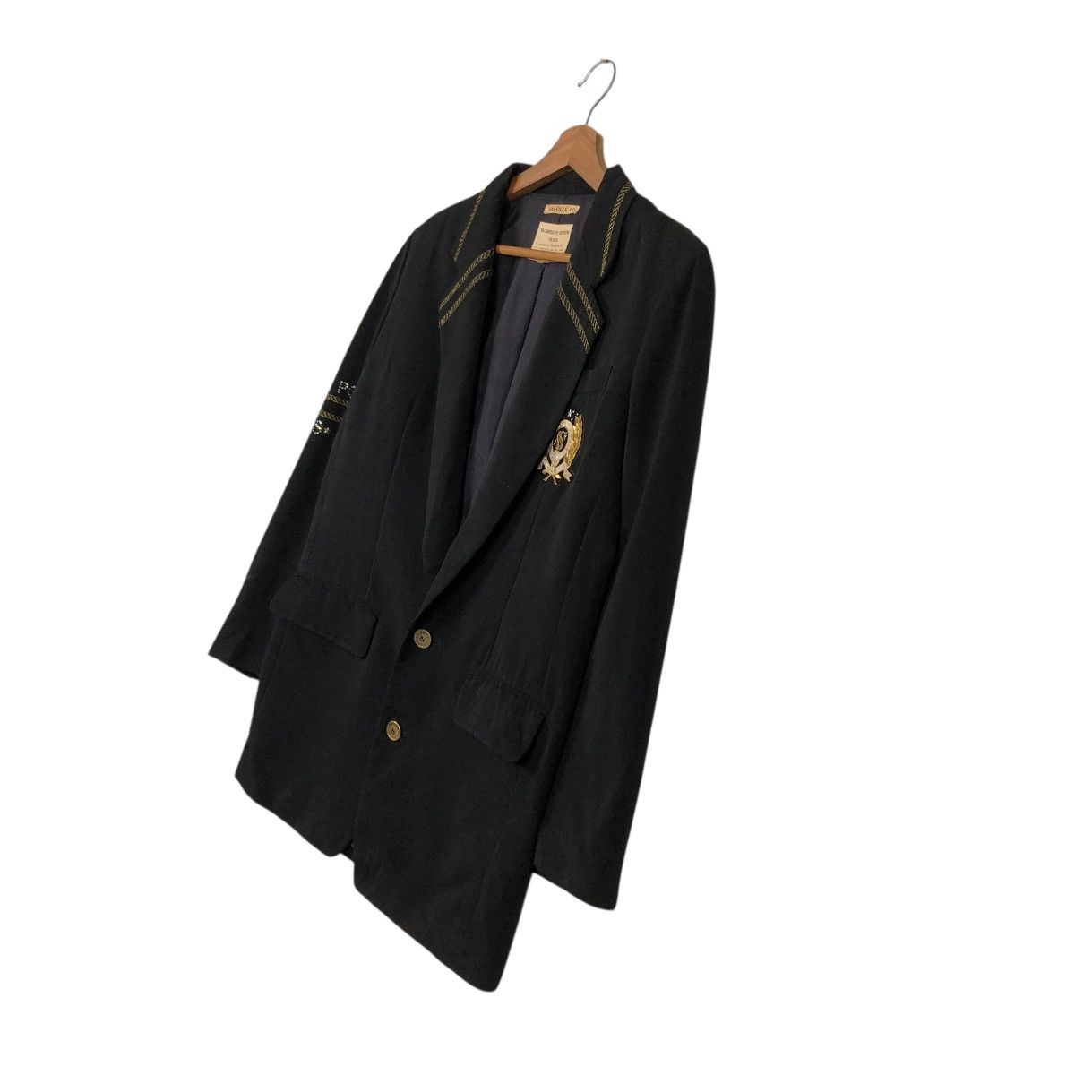 Vintage 🔥VINTAGE COATS JACKETS VALENZA PO SPORTS PARIS DOUBLE BREAST Size US M / EU 48-50 / 2 - 4 Thumbnail