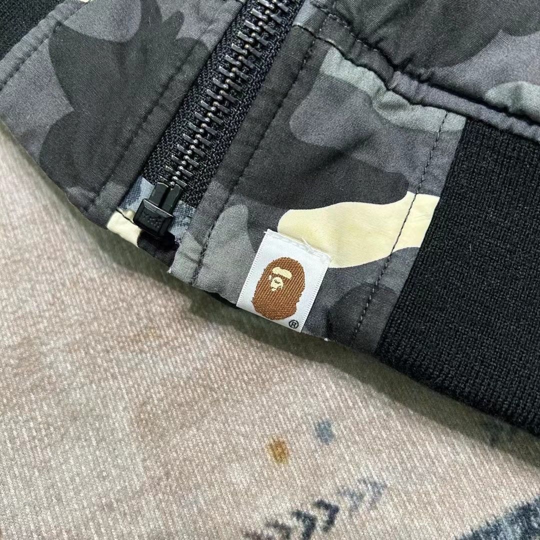 Bape LUMINOUS SHARK MA-1 JACKET Size US M / EU 48-50 / 2 - 5 Thumbnail