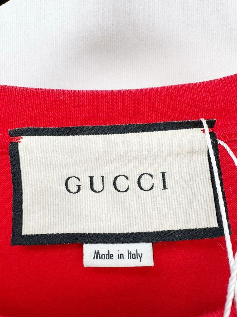 Gucci Red Gucci Short Sleeve TShirt Size S-2505 Size S / US 4 / IT 40 - 2 Thumbnail