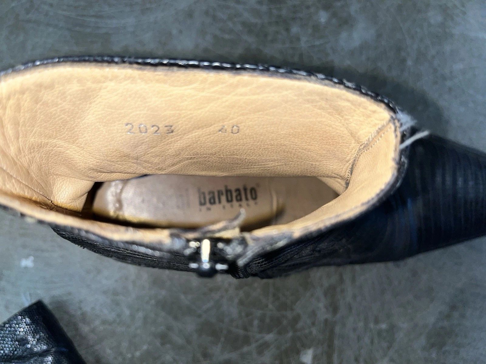 Gianni Barbato RARE Vtg Gianni Barbato Lizard Skin Leather Chelsea Boots Size US 7.5 / EU 40-41 - 7 Thumbnail